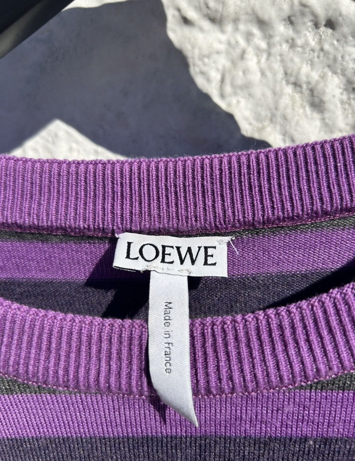 Loewe Multi colors stripes crewneck sweater Size US M / EU 48-50 / 2 - 4 Thumbnail