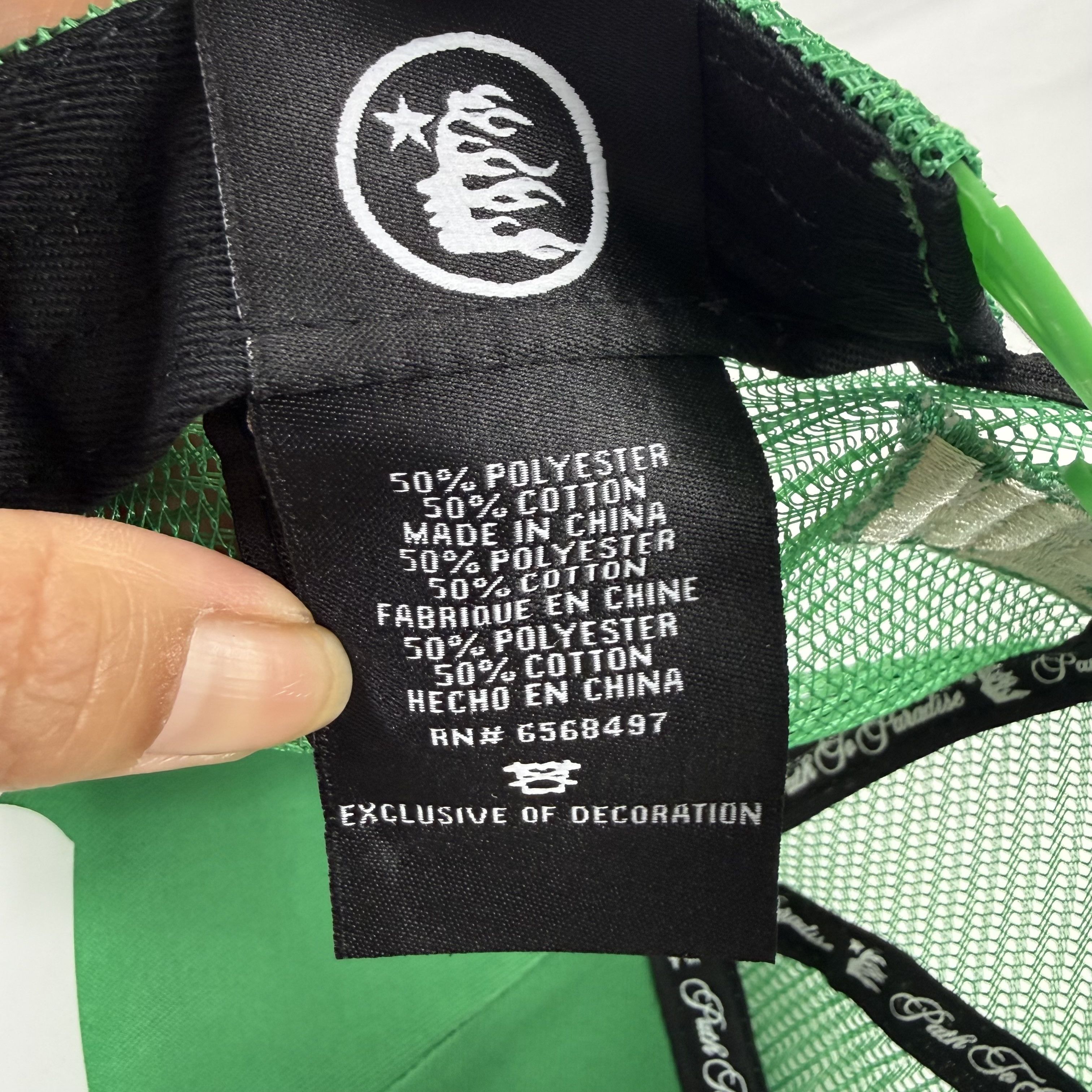 HELLSTAR Hellstar Green Silver Flame Star Snapback Path To Paradise Size ONE SIZE - 8 Thumbnail