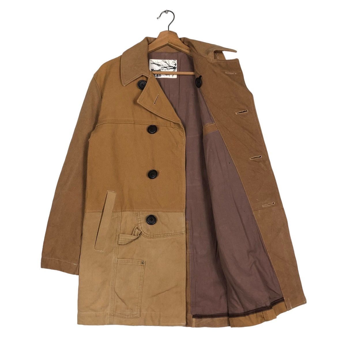 Japanese Brand 🔥VINTAGE DETROIT DUCK CANVAS CHORE JACKET NRF HIDDEN COLLAR Size US S / EU 44-46 / 1 - 10 Thumbnail