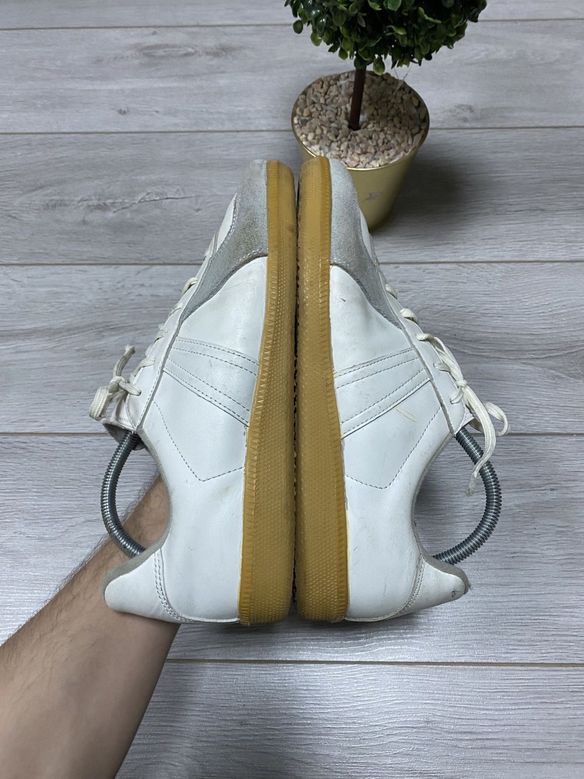 Vintage BW-sport 280 vintage leather trainers Maison Margiela style Size US 10.5 / EU 43-44 - 4 Thumbnail