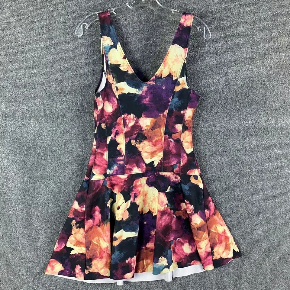 Abercrombie & Fitch Abercrombie & Fitch Dress Women's Large A-Line Floral Size L / US 10 / IT 46 - 7 Thumbnail