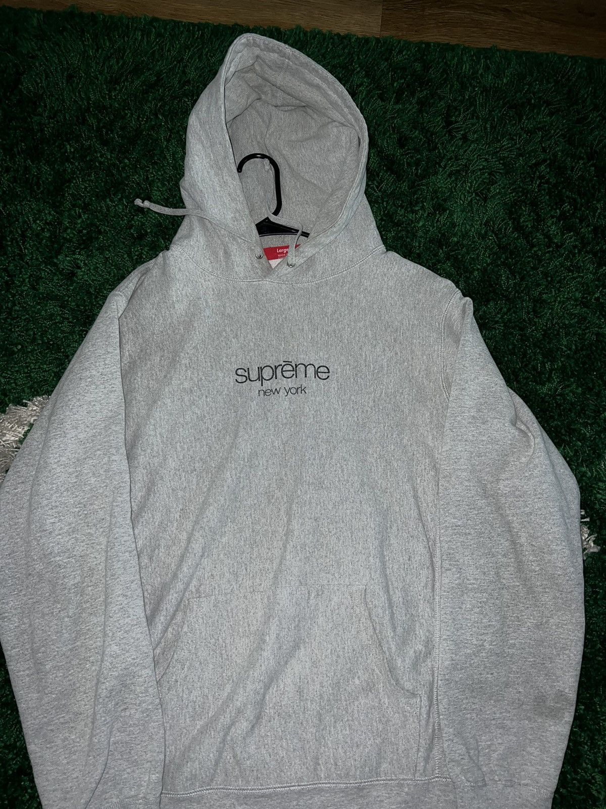 image of Sz Large Supreme Script Logo Grey, Men's