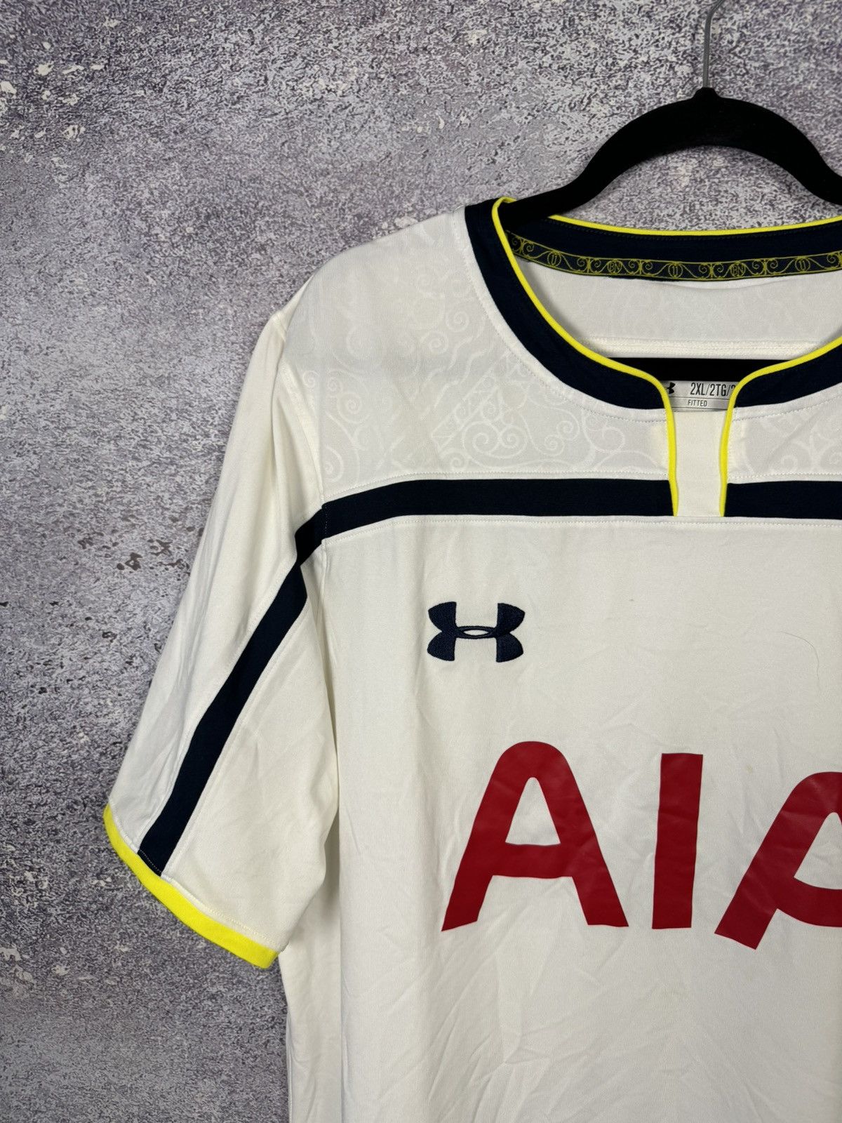 Under Armour × Vintage Vintage Tottenham 2014/15 Under Armour Soccer Jersey Size US XXL / EU 58 / 5 - 3 Thumbnail