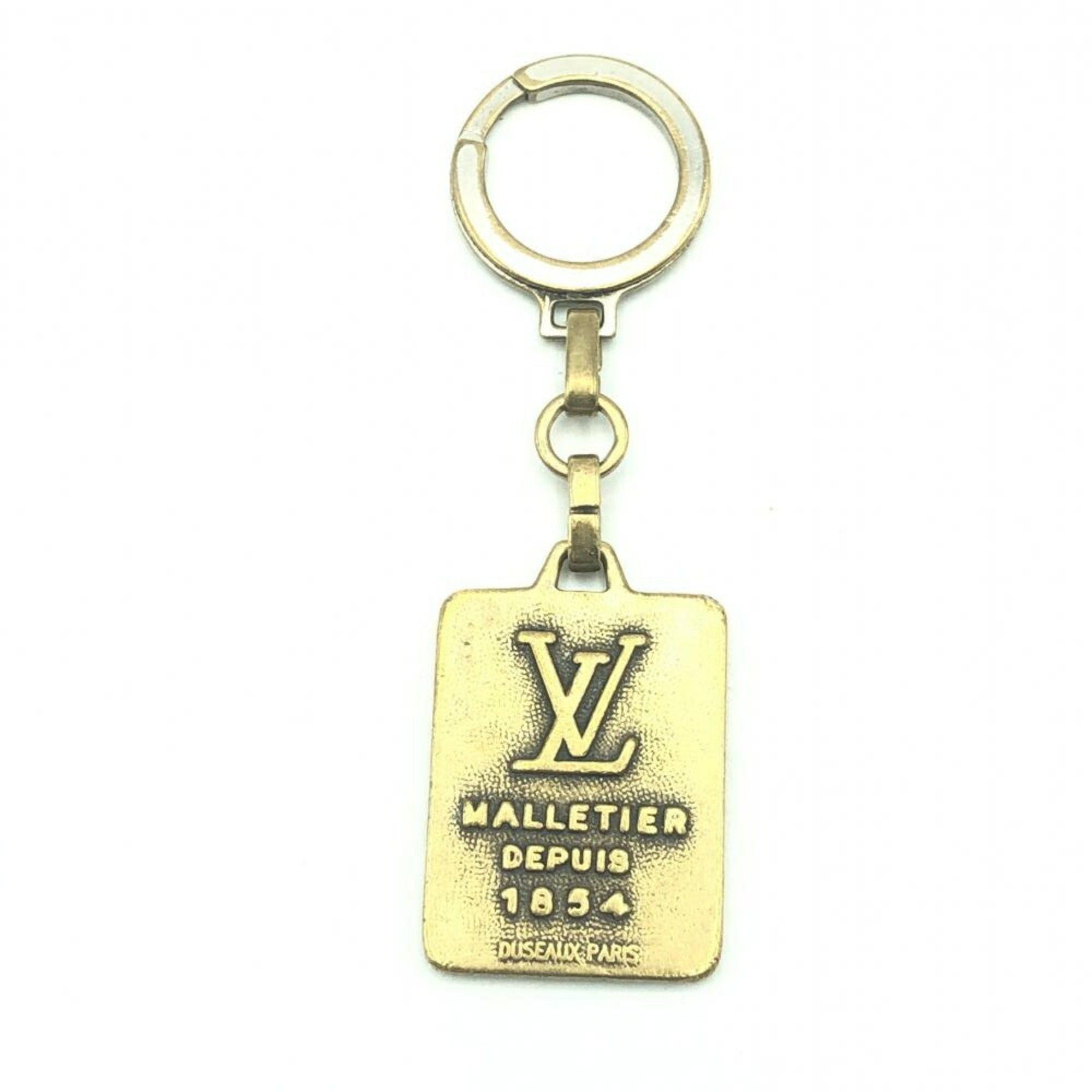image of Louis Vuitton Malletier Keychain in Blue, Women's