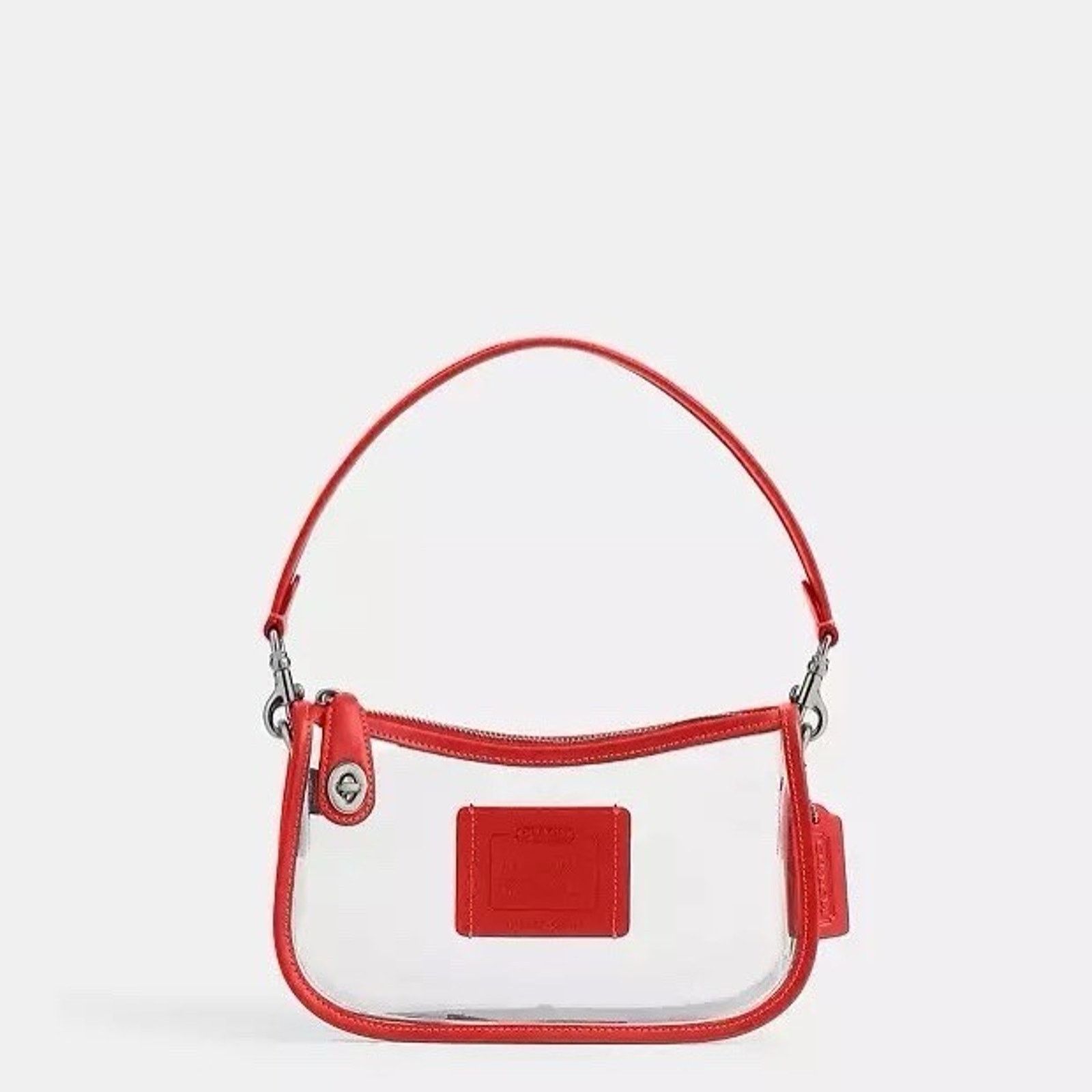 Coach NWT Coach Stadium Swinger Bag Clear Dust Bag CBH13 Red Size ONE SIZE - 4 Thumbnail