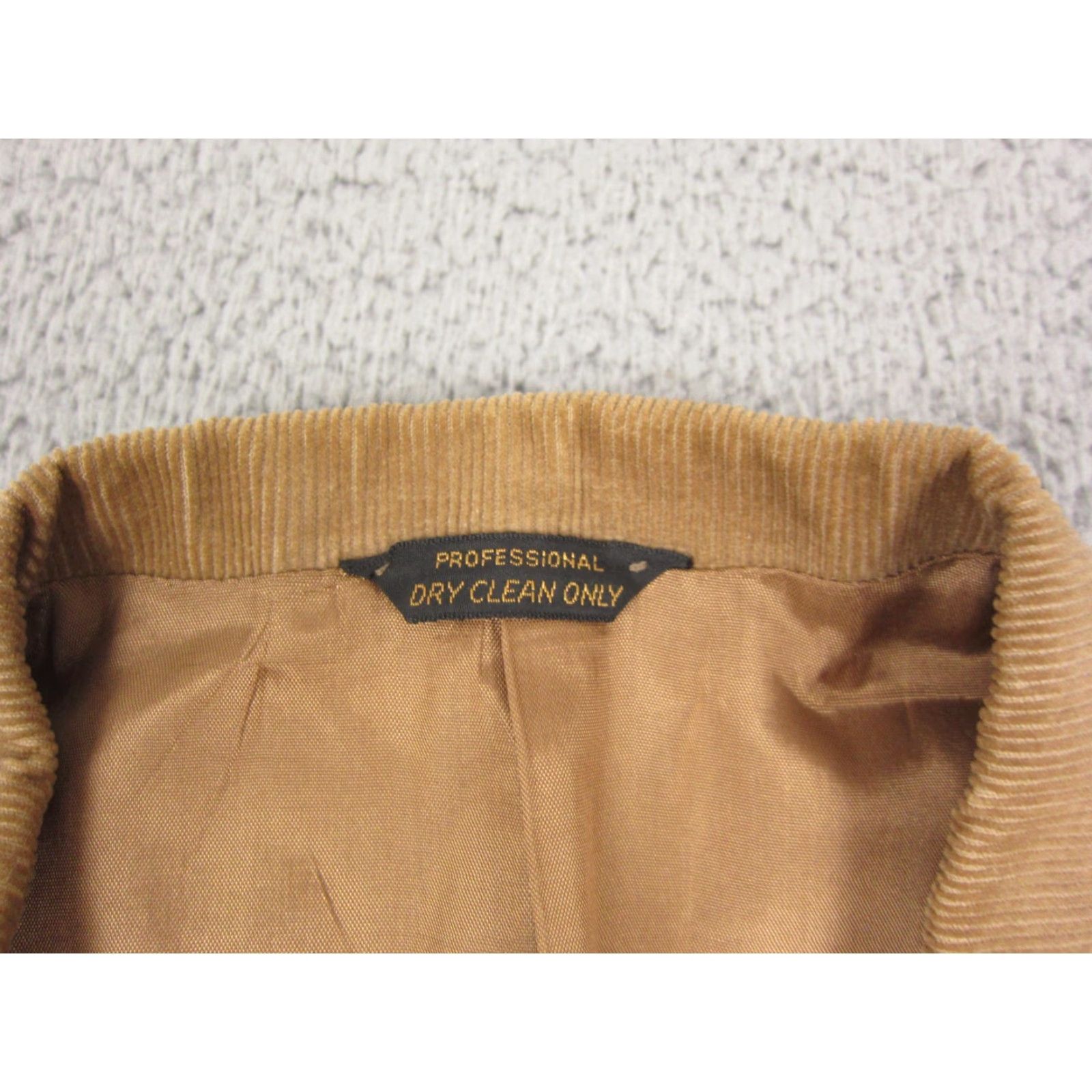 Levi's VINTAGE Levi's Blazer Mens 42 Brown Corduroy 80s 90s Styles Jacket Single-Breasted Notch Two-Button Size 42R - 3 Thumbnail