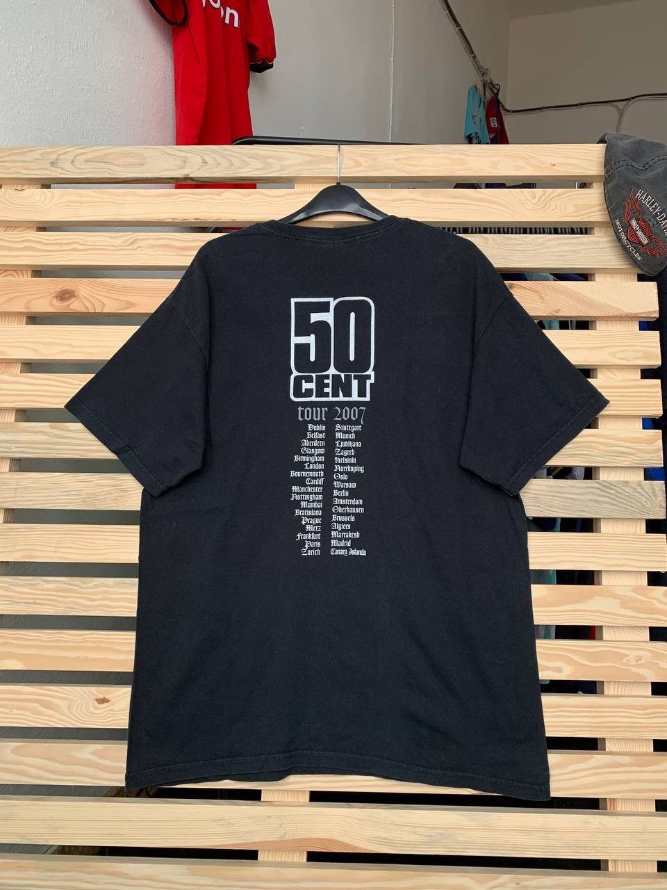 50 Cent × Rap Tees × Vintage Vintage 50 Cent Curtis 2007 Tour Tee Size US L / EU 52-54 / 3 - 4 Thumbnail