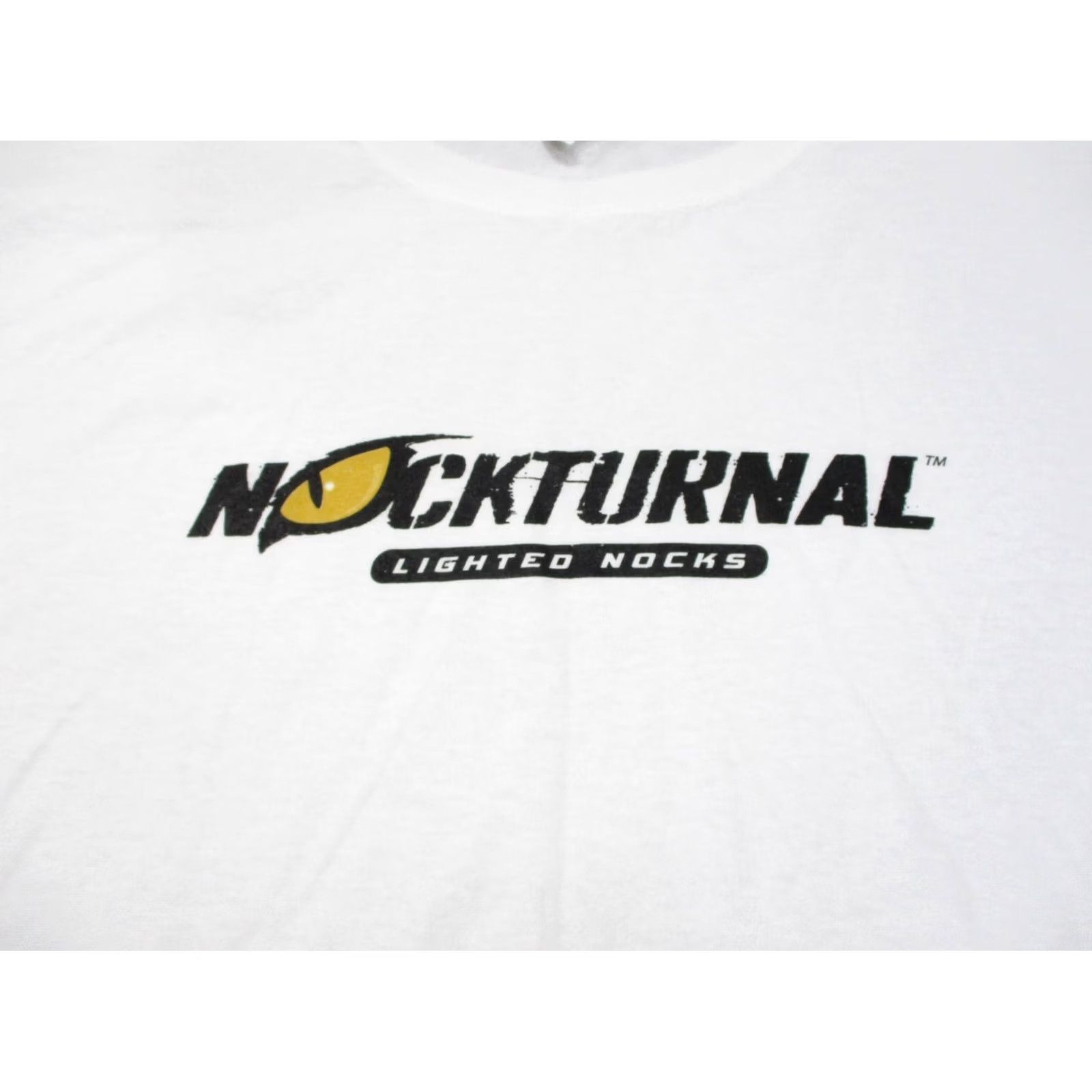 Anvil Nockturnal Lighted Nocks Shirt Mens 3XL XXXL White Short Sleeve T-Shirt Comfort Cotton Anvil Logo Crew Neck Mens Baseball Outdoor USA Vintage: No Size US XXL / EU 58 / 5 - 2 Thumbnail