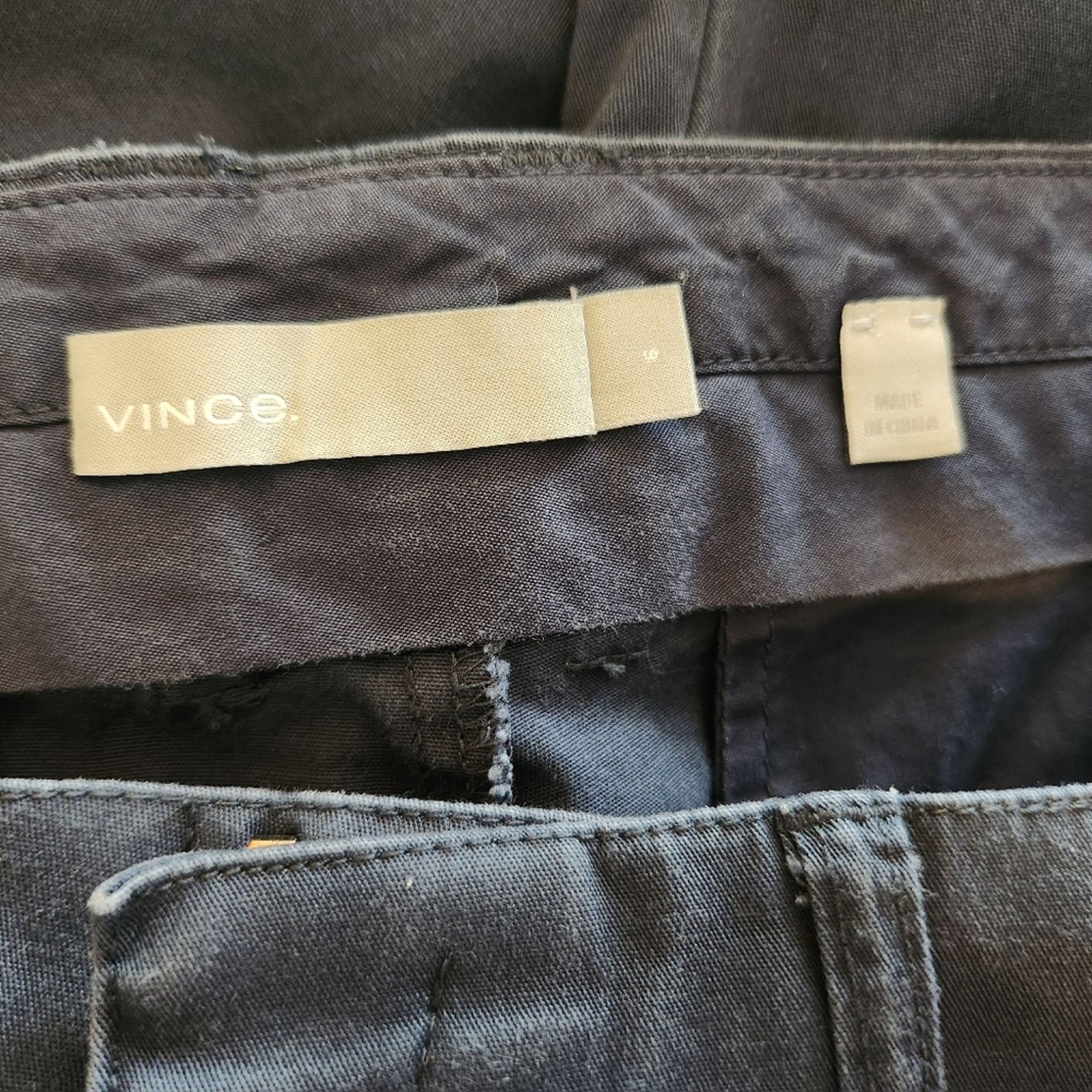 Vince Vince Cotton Cropped Trouser Pants 6 Size 28" / US 6 / IT 42 - 8 Thumbnail