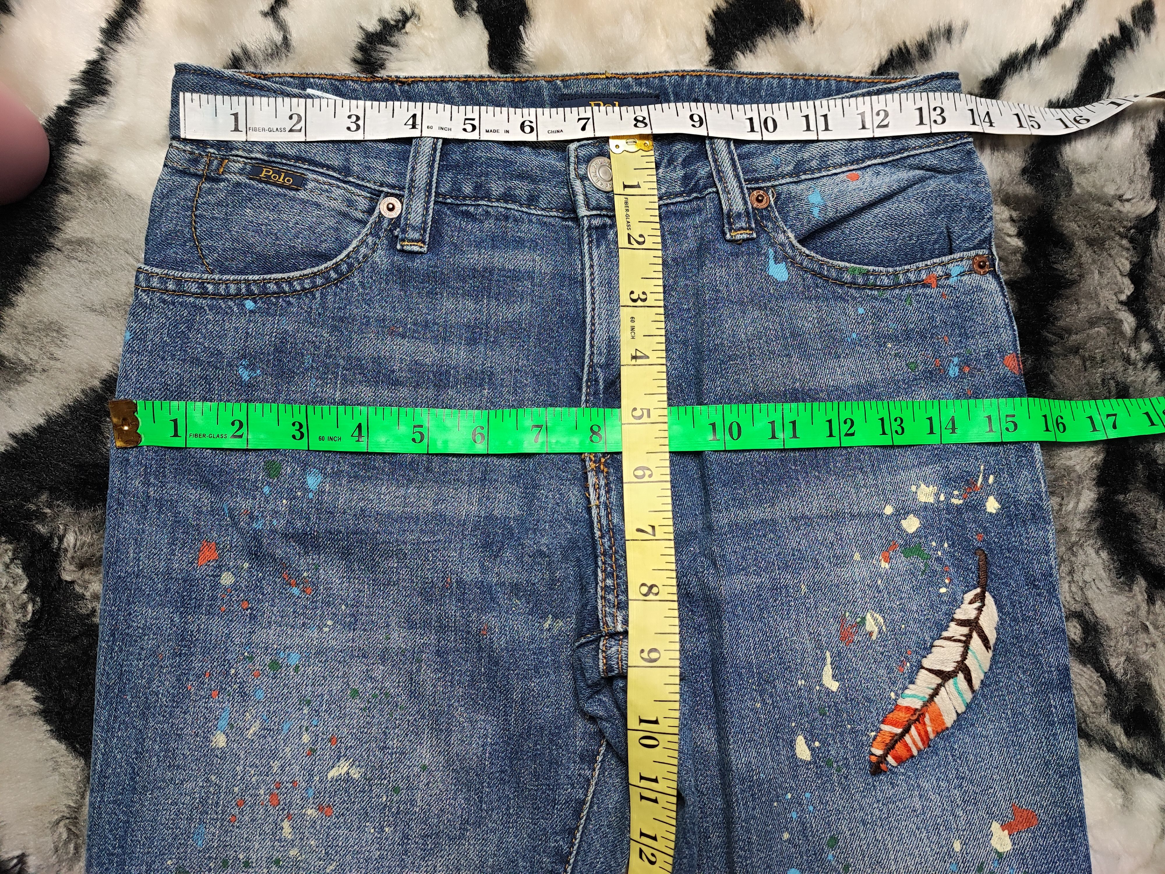 Denim & Supply Ralph Lauren Skinny Painted Jeans by Polo Ralph Lauren Size US 27 - 4 Thumbnail
