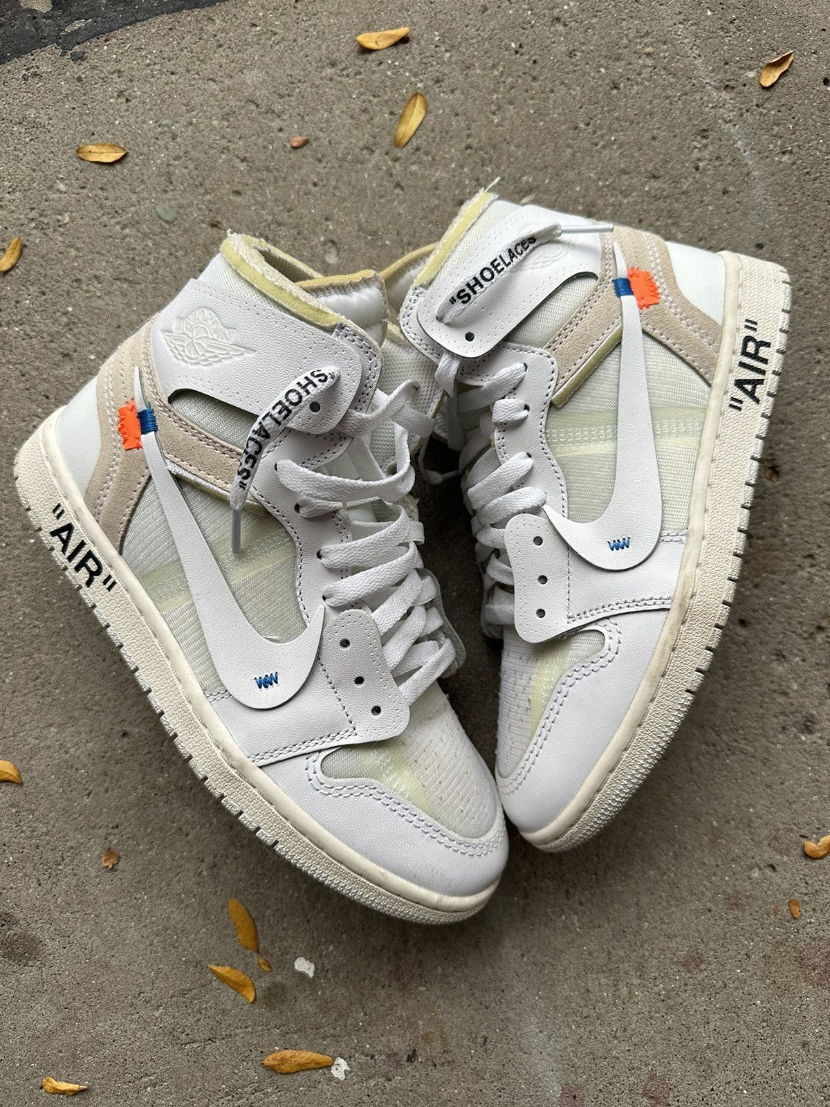 Jordan Brand × Off-White Nike Air Jordan 1 High OG Off-White White size 7 Size US 7 / EU 40 - 1 Thumbnail