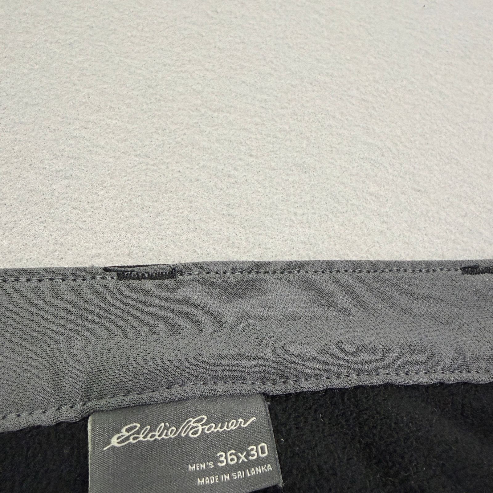 Eddie Bauer Eddie Bauer Fleece Lined Tech Pants Men's 36x30 Black Size US 36 / EU 52 - 5 Thumbnail