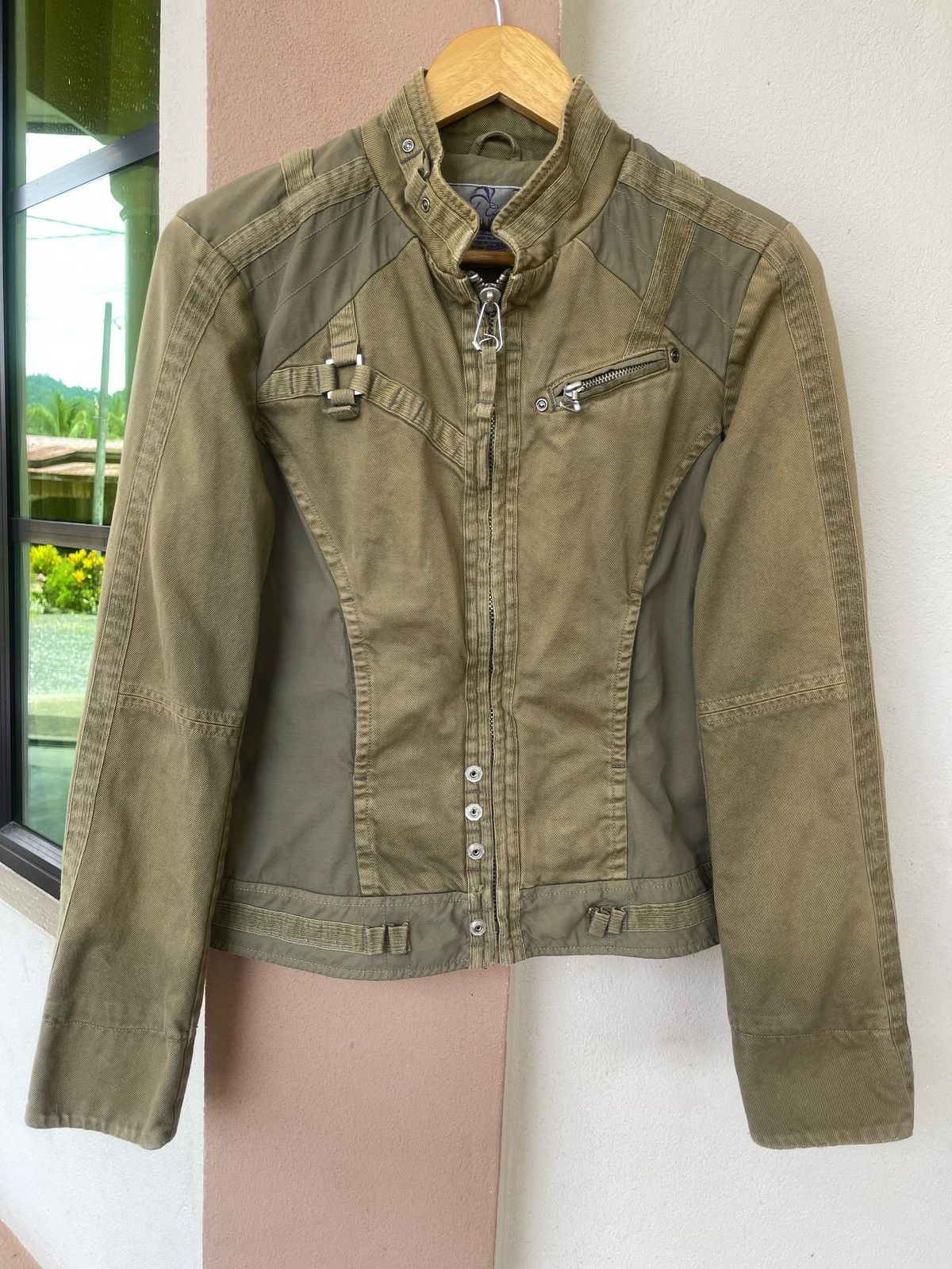 Designer × Diesel × Vintage Spring Summer Wind Diesel Parachute Jacket Size M / US 6-8 / IT 42-44 - 1 Thumbnail