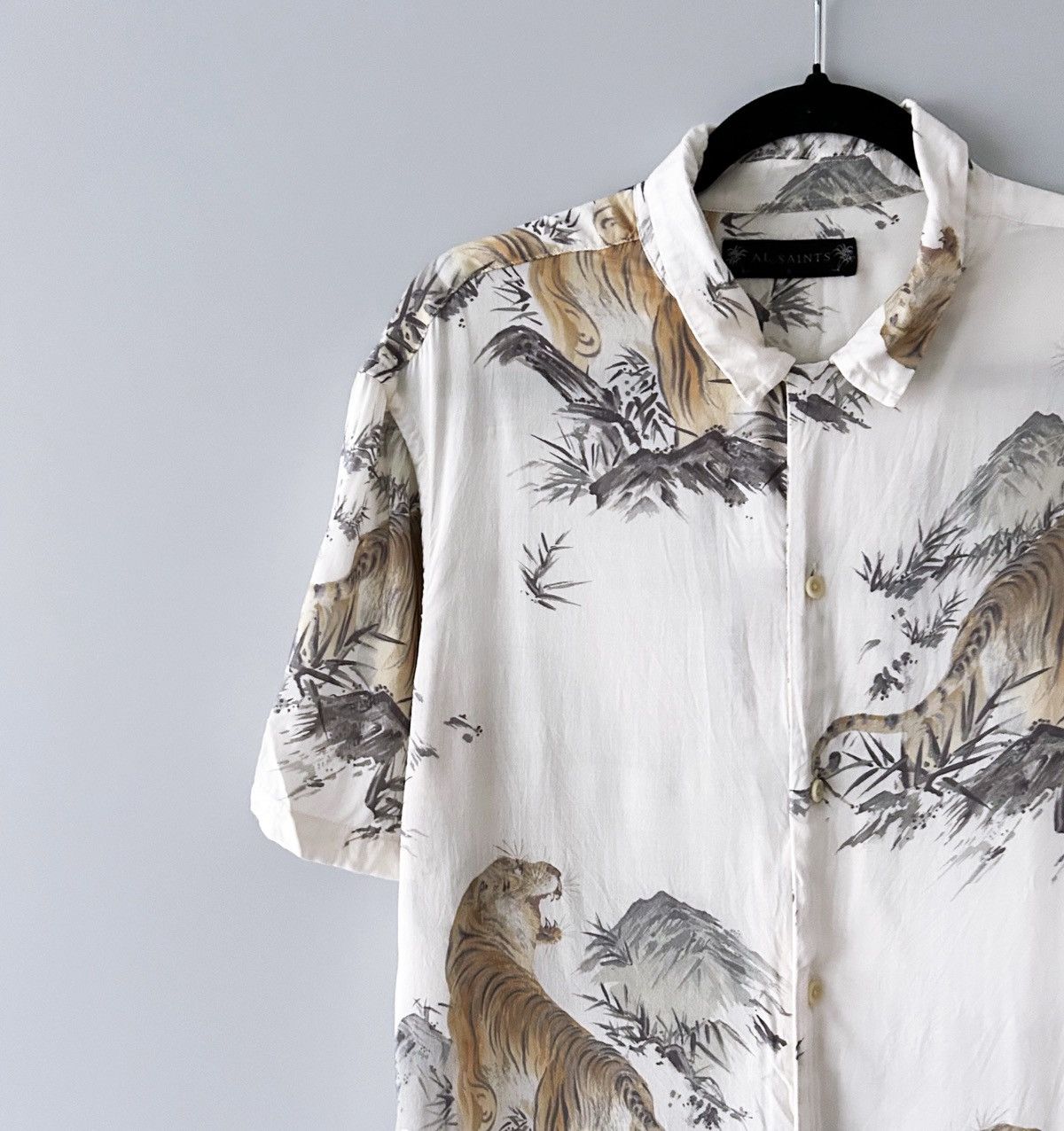 Allsaints All Saints hawaiian shirt tiger Size US S / EU 44-46 / 1 - 2 Thumbnail