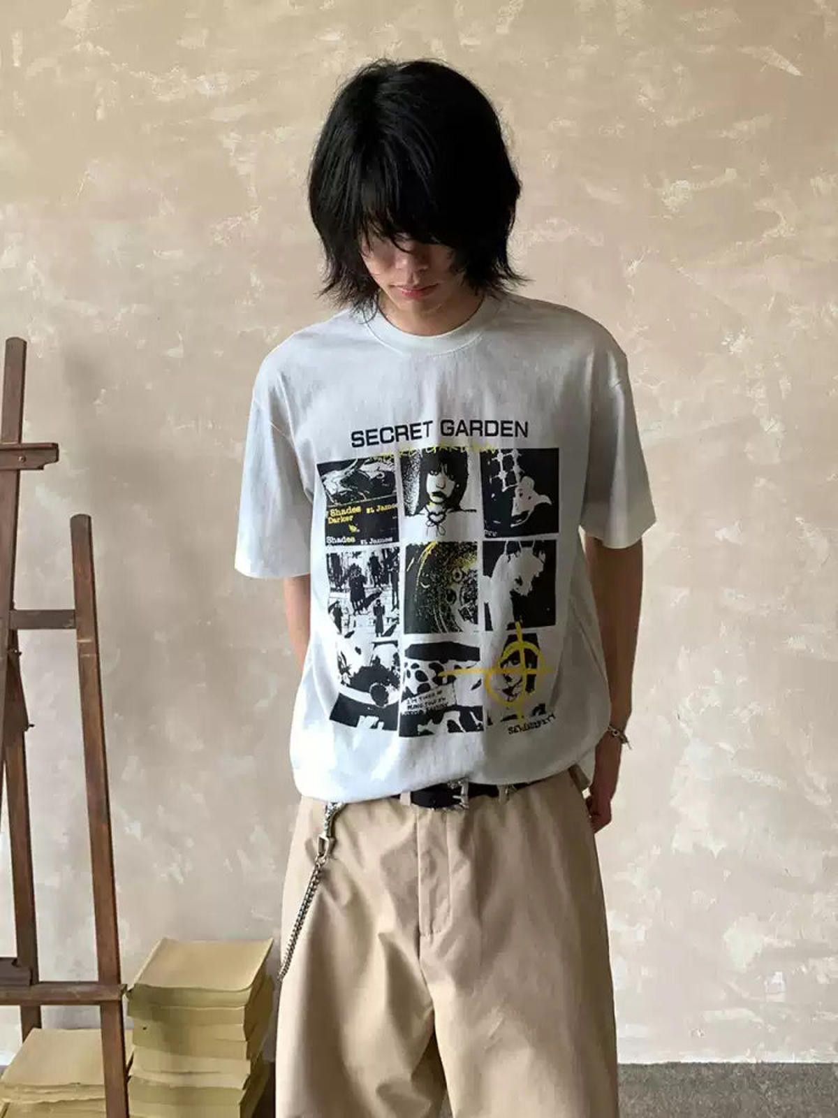 Vintage Secret Garden Vintage Photo Collage Tee | Heavyweight Size US L / EU 52-54 / 3 - 2 Thumbnail