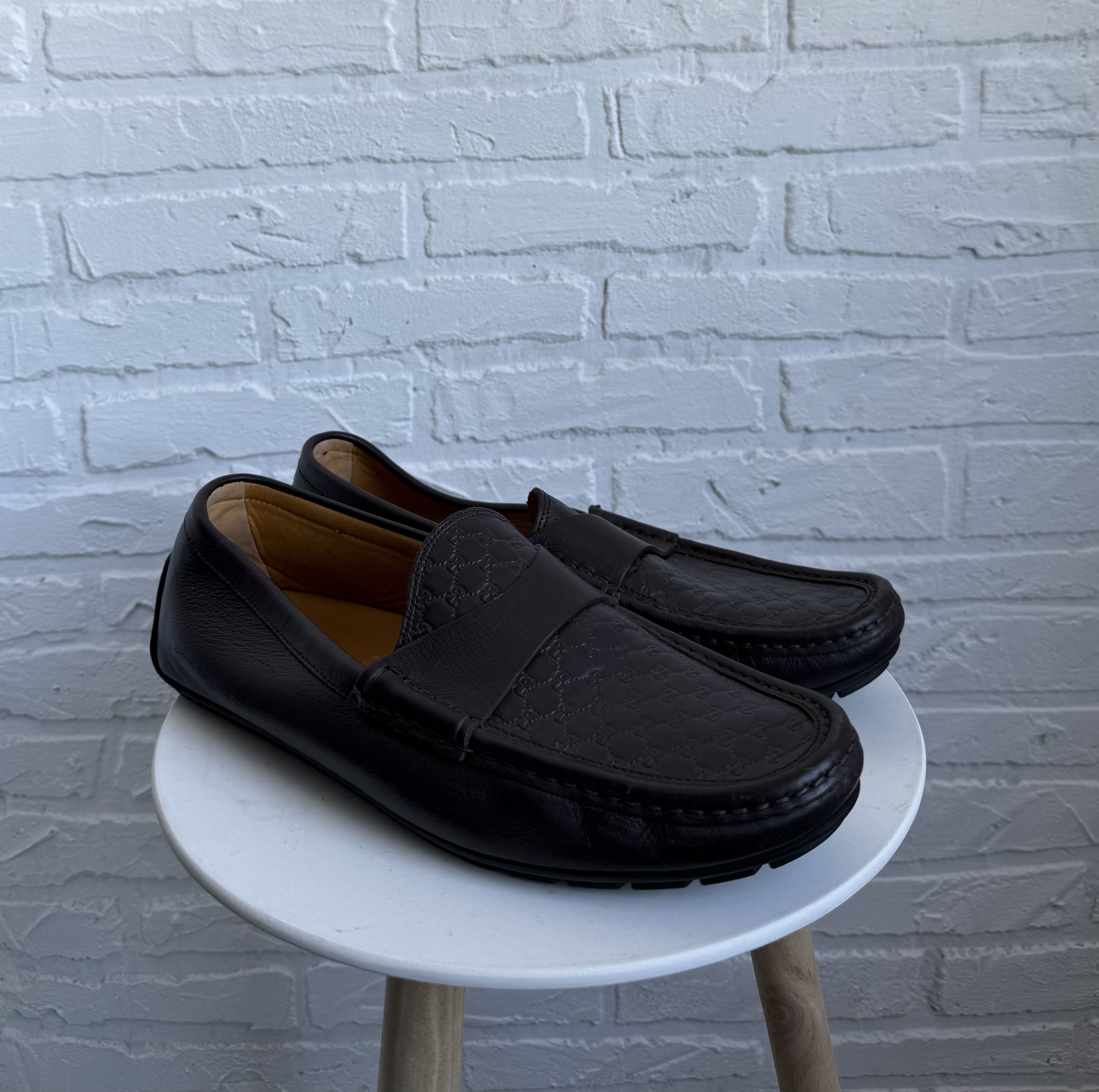 Gucci Gucci Guccissima brown driving loafers slip on Size US 8.5 / EU 41-42 - 1 Thumbnail