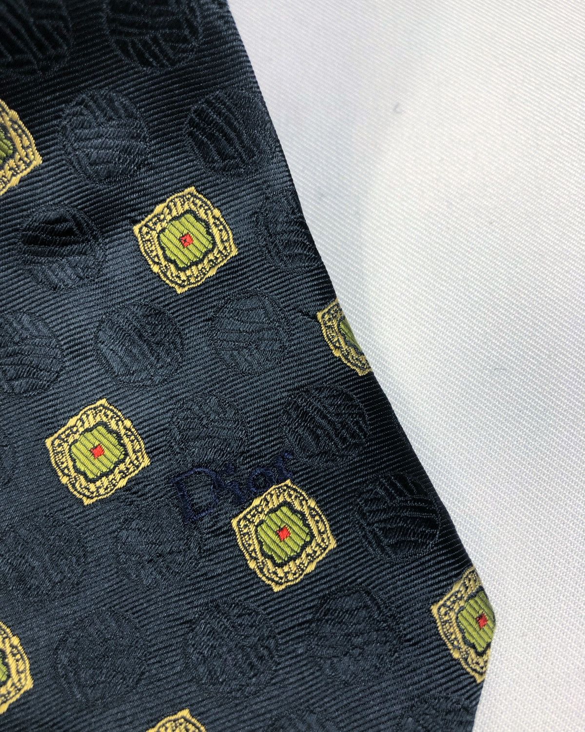 Christian Dior Monsieur Rare Vintage Christian Dior Monsieur Silk Tie Size ONE SIZE - 5 Thumbnail