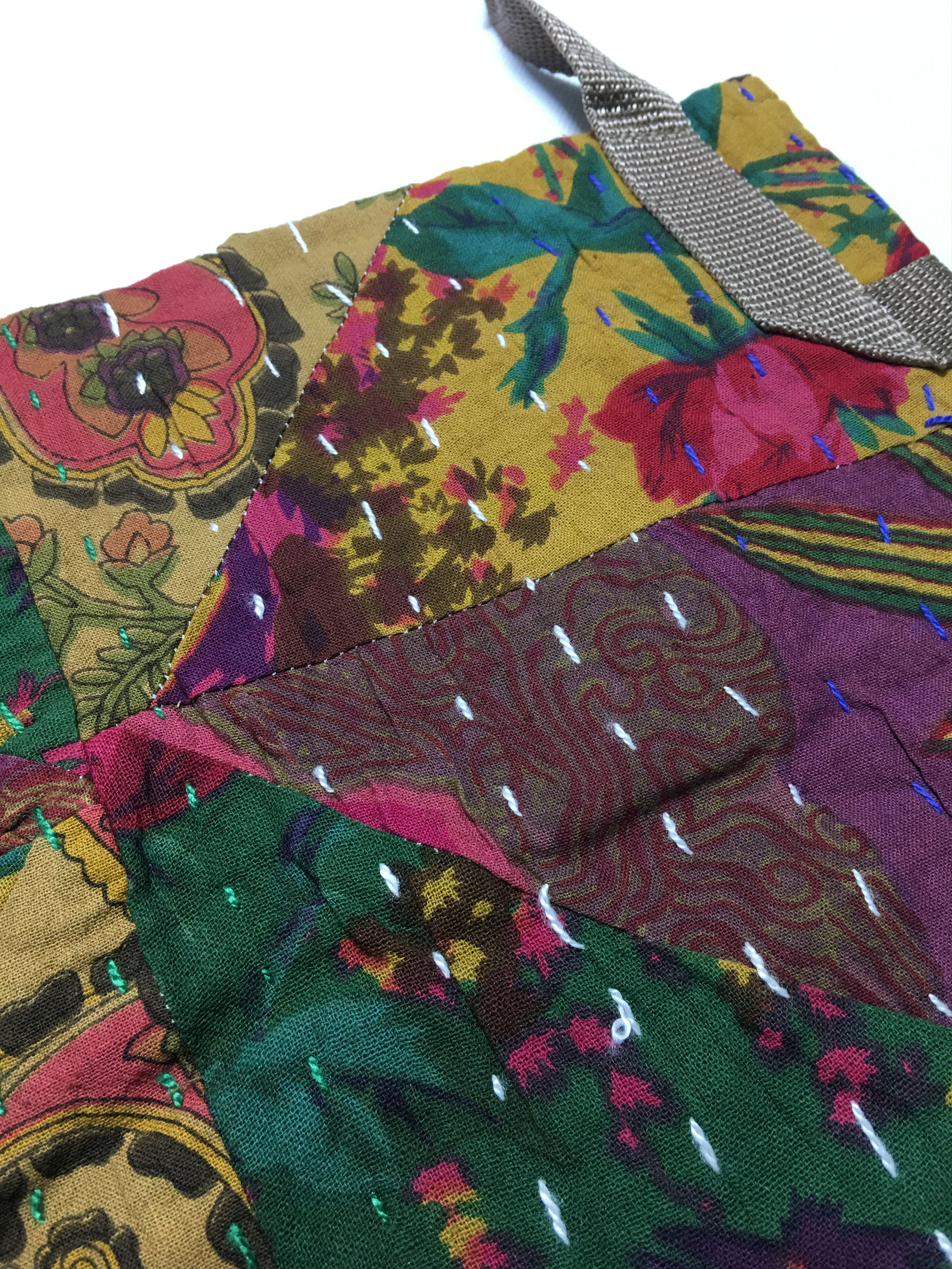 Engineered Garments Engineered Garments Sashiko Handmade Shoulder Pouch Size ONE SIZE - 8 Thumbnail