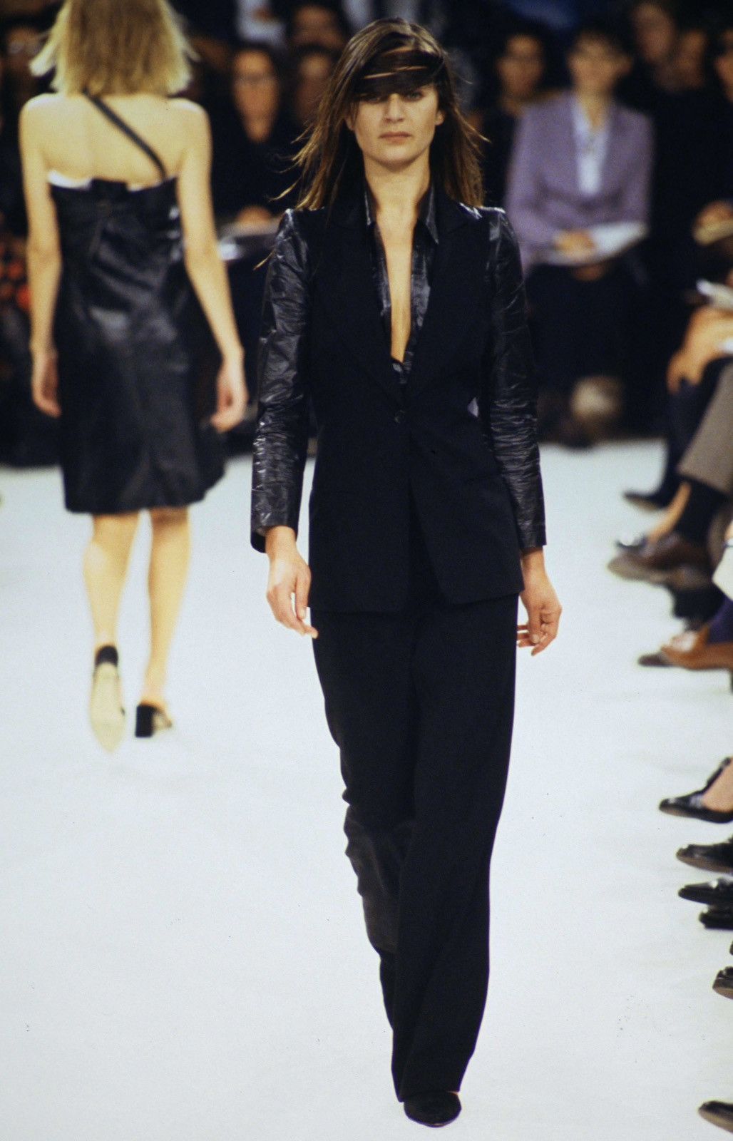 Ann Demeulemeester Ann Demeulemeester SS96 Backless Peak Lapel Vest Size 40S - 11 Thumbnail