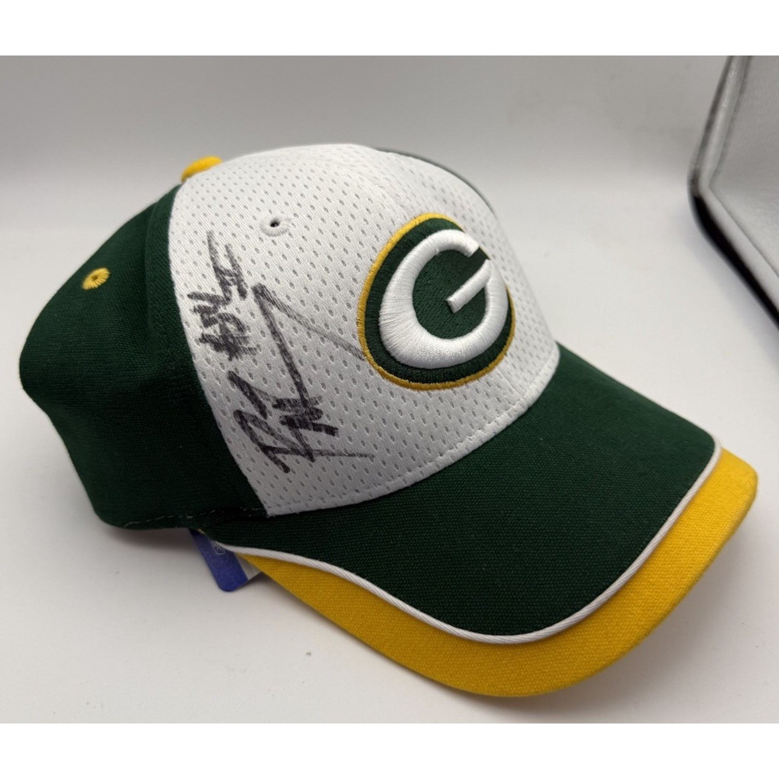 Reebok SB XXXI Champ Ron Cox Signed NWT On Field Reebok Hat Size ONE SIZE - 2 Thumbnail