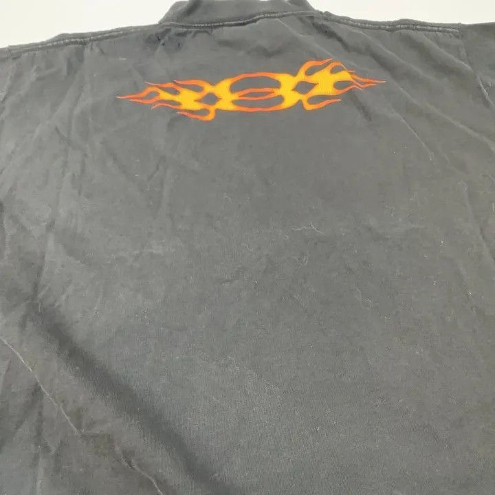Balenciaga Balenciaga Flame Logo Short Sleeve T-Shirt 0079-2507 Size US L / EU 52-54 / 3 - 4 Thumbnail