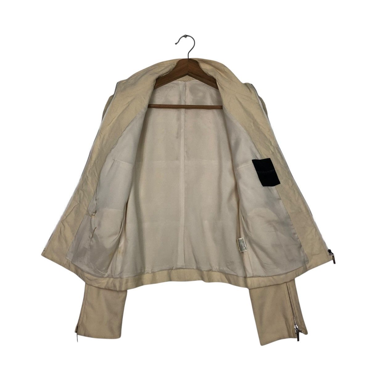 Vintage 🔥VINTAGE CROPPED BIKER JACKET NOVESPAZIO ISSEY MIYAKE Size US S / EU 44-46 / 1 - 15 Thumbnail