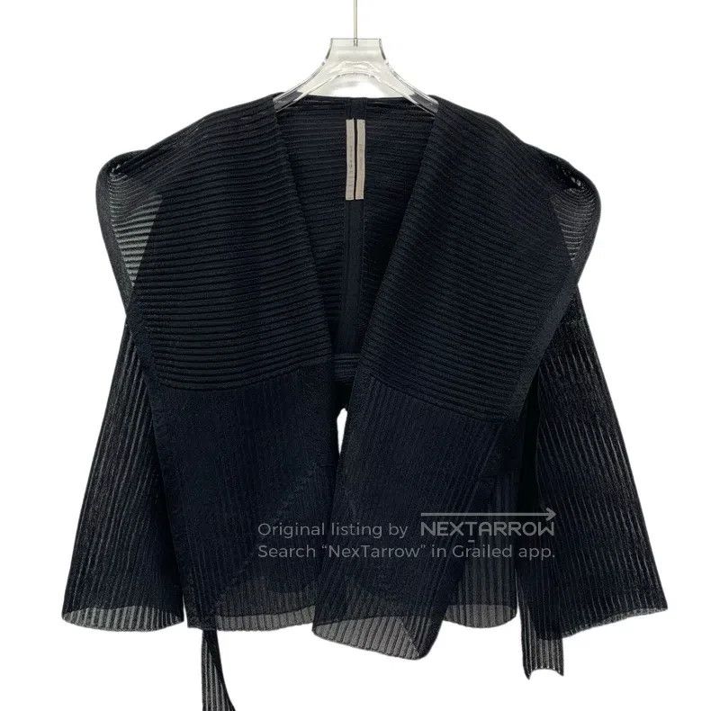 Rick Owens Rick Owens size os Black mulberry silk belted hooded long-s Size US M / EU 48-50 / 2 - 1 Thumbnail