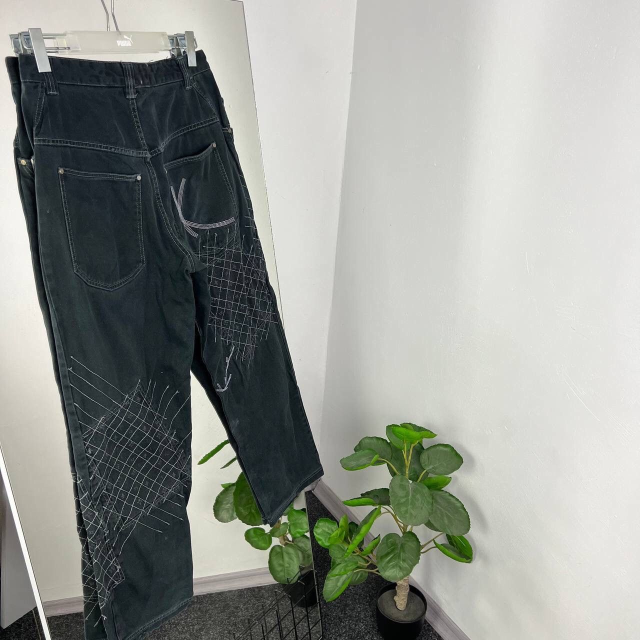 Karl Kani Crazy Vintage Rap Pants Karl Kani Embroidery Logo Rare Jeans Size US 32 / EU 48 - 1 Thumbnail