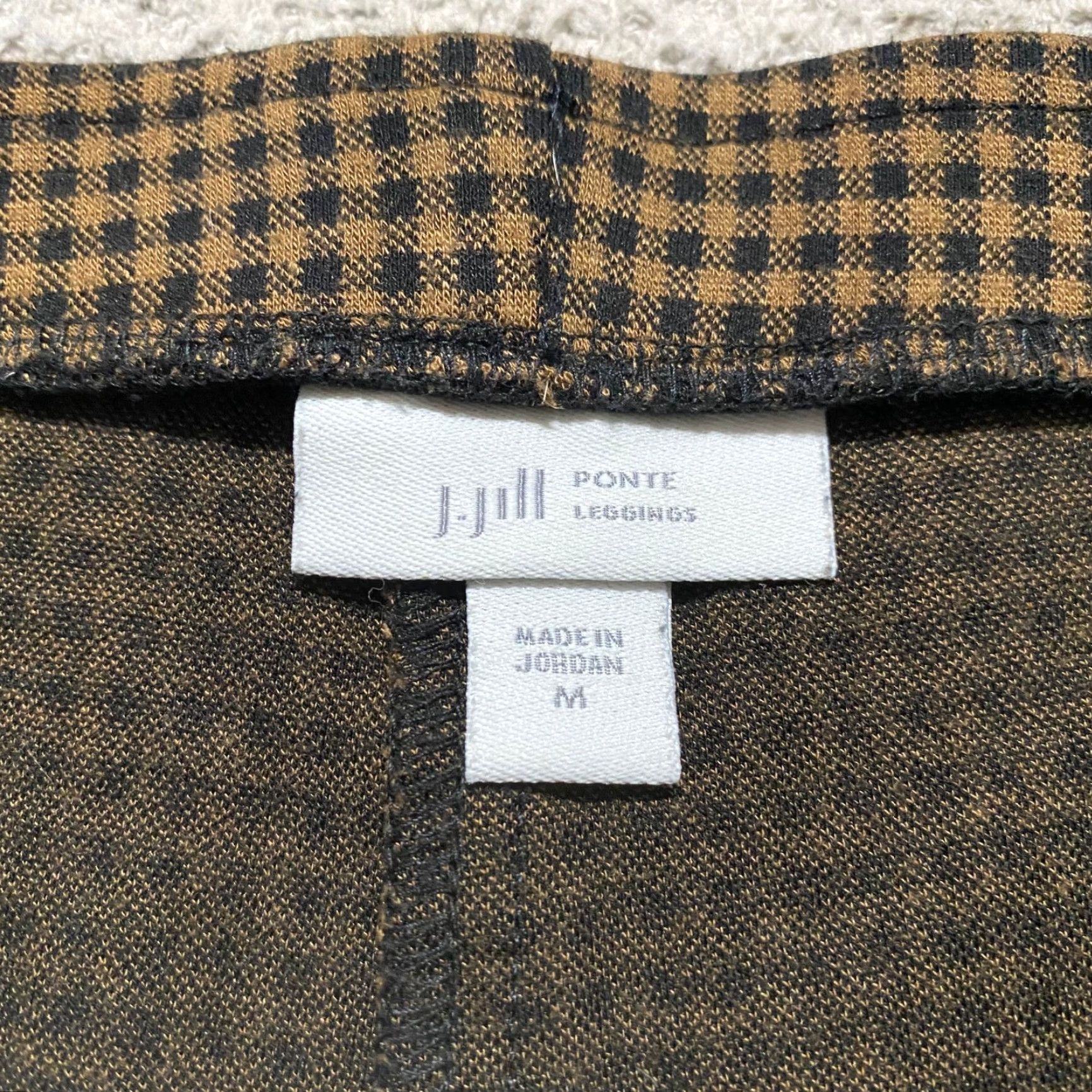 J. Jill **J. Jill Medium Brown Plaid Ankle Leggings** User: J. Jill Medium Brown Plaid Ankle Leggings Size 32" / US 10 / IT 46 - 3 Thumbnail