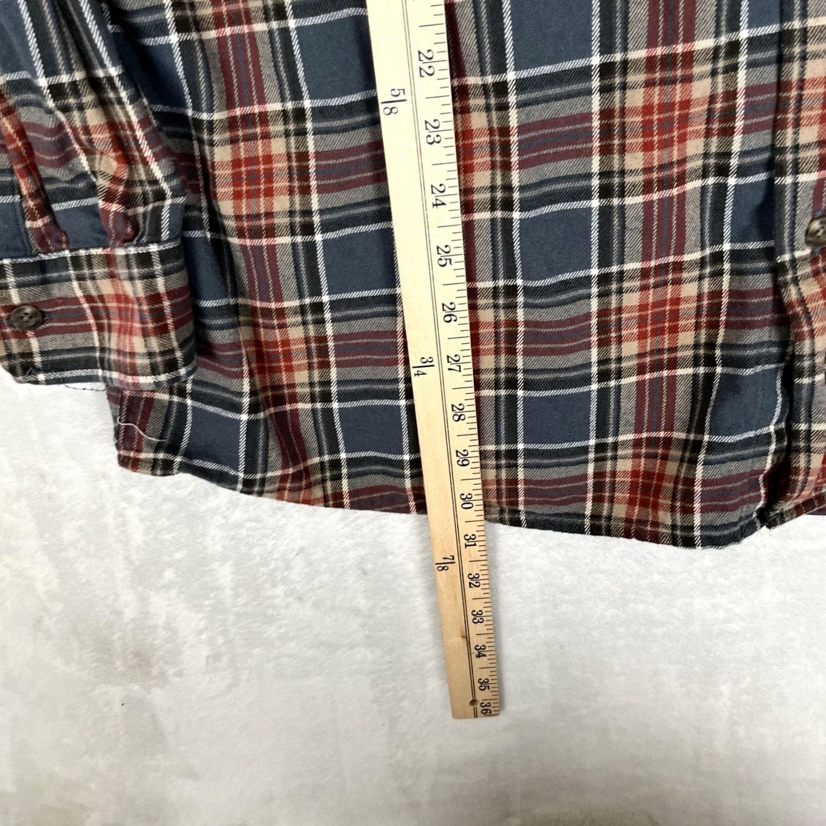Vintage RedHead Flannel Shirt Mens 2XL Blue Red Plaid Long Sleeve Button-Up Casual Size US XXL / EU 58 / 5 - 4 Thumbnail