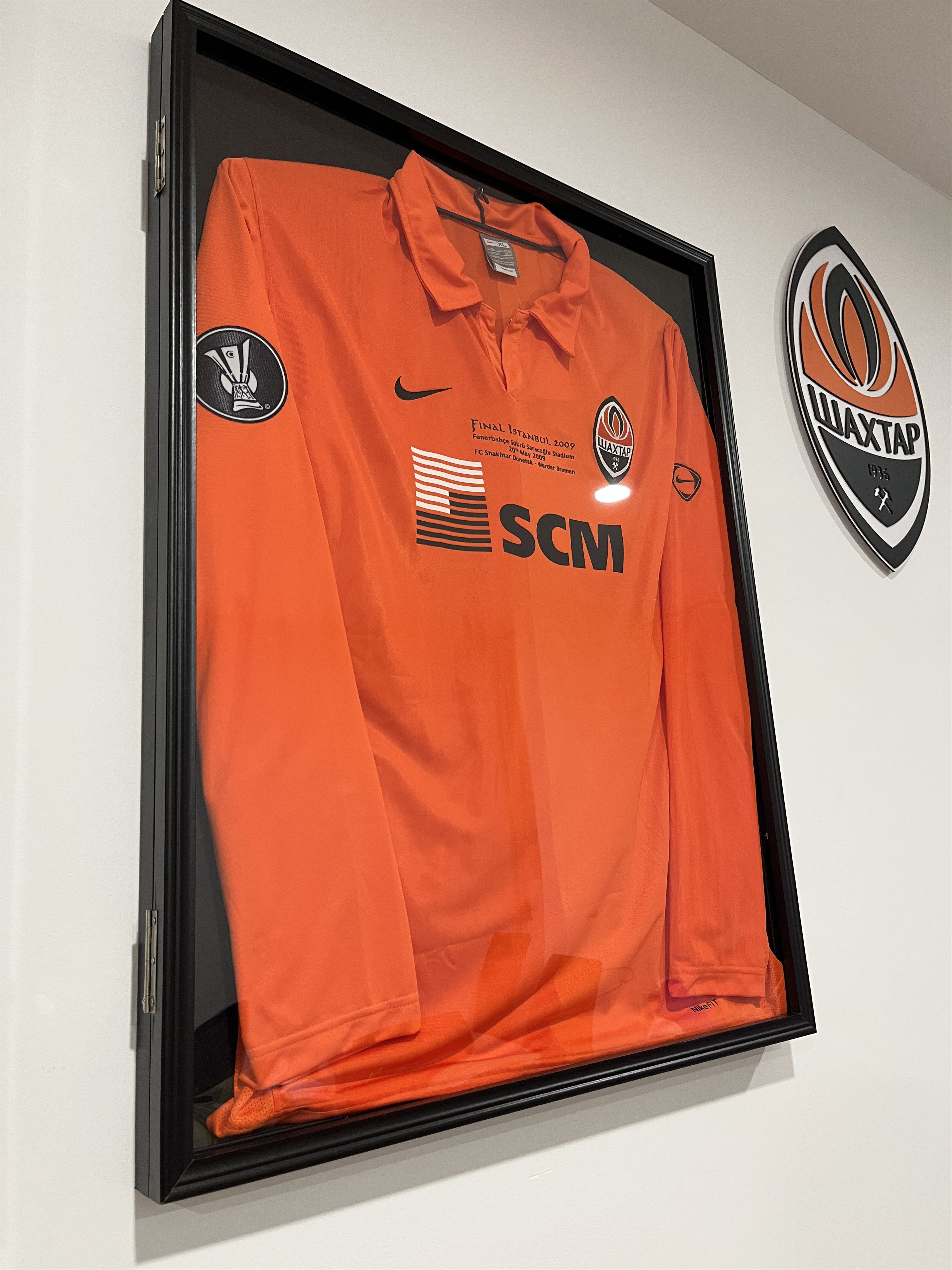 Nike Match Prepared Shakhtar Donetsk jersey UEFA Cup Final 2009 Size US XL / EU 56 / 4 - 1 Thumbnail