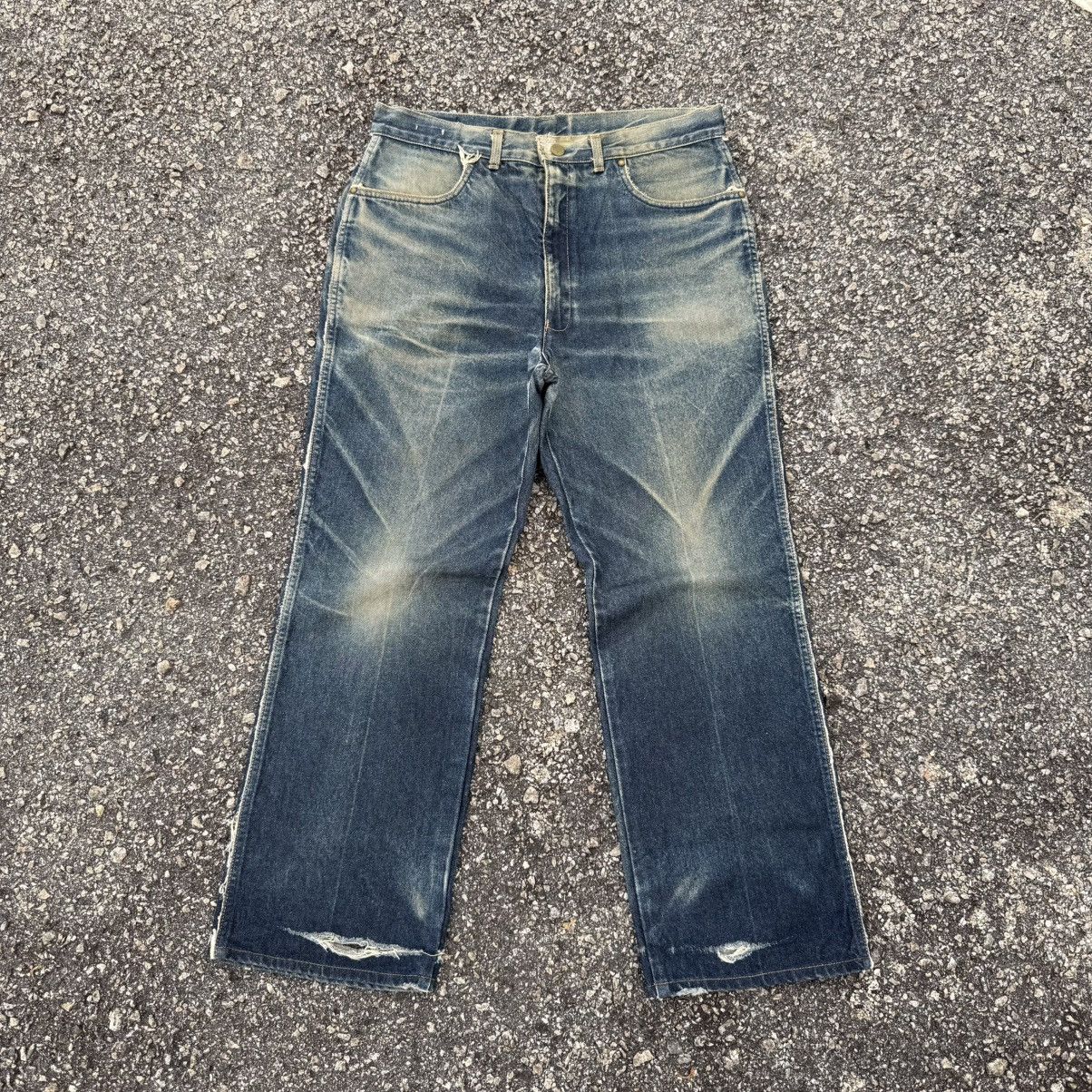 Japanese Brand VINTAGE FIESTA FADED RUSTY RIPPED DENIM JEAN PANTS W34 Size US 34 / EU 50 - 2 Thumbnail