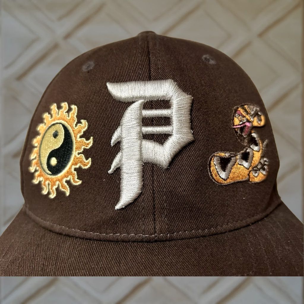 Primitive VINTAGE Primitive Badlands Snapback Cap Baseball Embroidered Logo Peace Of Mind Hat Cap Size ONE SIZE - 1 Thumbnail