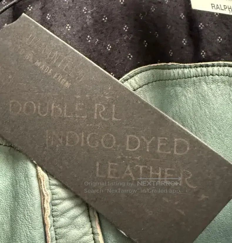 RRL Ralph Lauren RRL Ralph Lauren Indigo Leather Jacket Size US M / EU 48-50 / 2 - 5 Thumbnail