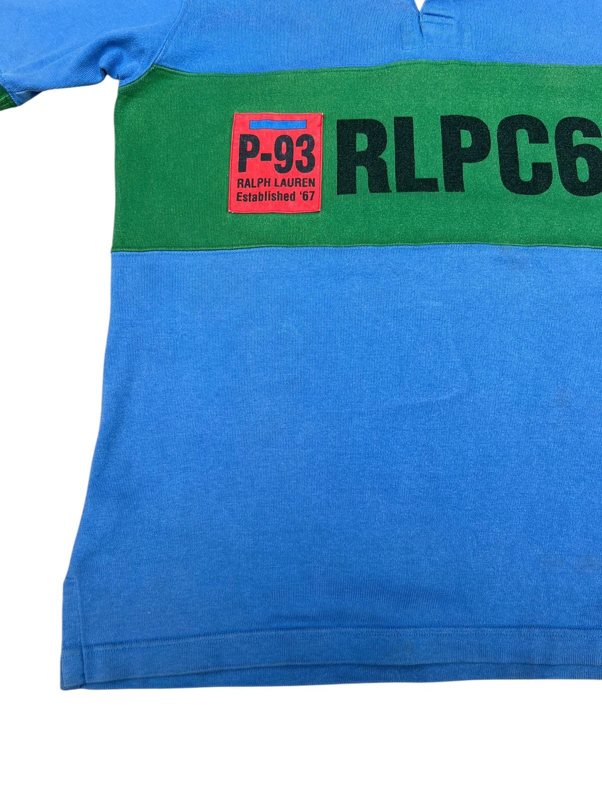 Polo Ralph Lauren Vintage 90s Polo Ralph Lauren RLPC67 Spell Out Rugby Shirt Size US L / EU 52-54 / 3 - 8 Thumbnail