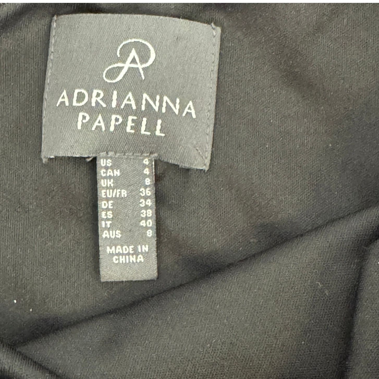 Adrianna Papell Adrianna Papell Black One Shoulder Flowy Jumpsuit Size 4 Size 27" / US 4 / IT 40 - 16 Thumbnail