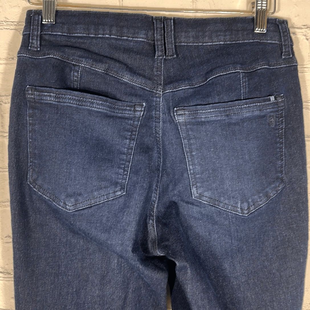 Denime Kuhl Womens Kontour Flex Denim Straight Jeans Pants Hiking 8 Short Style 6385 Size 30" / US 8 / IT 44 - 6 Thumbnail