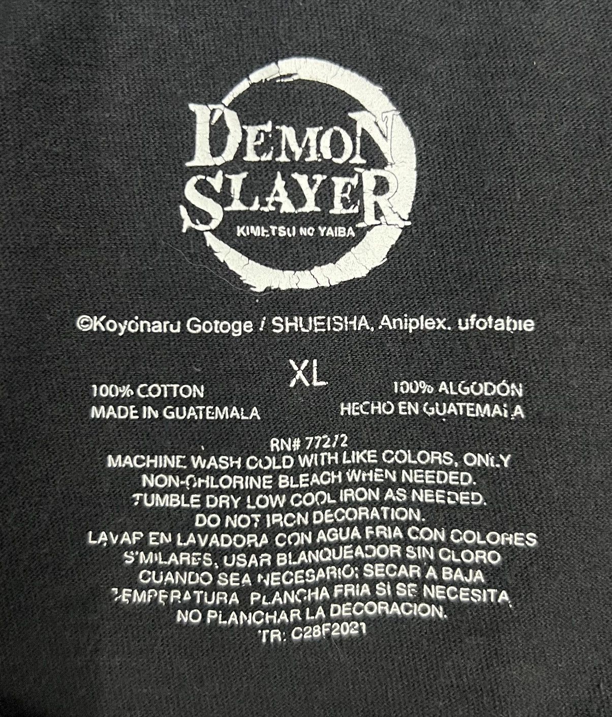 Anime × Vintage 🔥grailsale🔥 VINTAGE DEMON SLAYER SHIRT Size US XL / EU 56 / 4 - 5 Thumbnail
