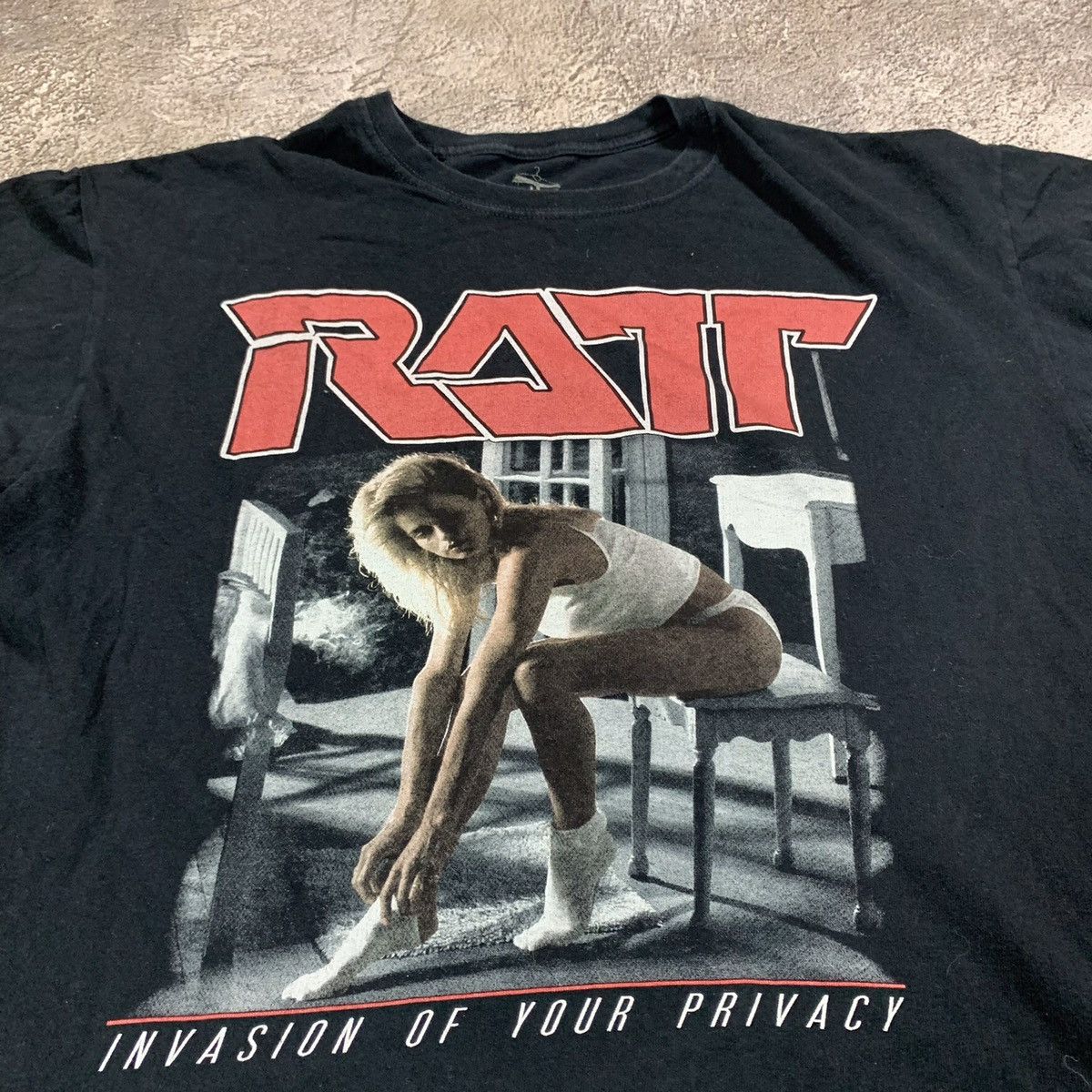 Vintage Vintage 90s Ratt Band Graphic Tee Horror Punk Streetwear XL Size US XL / EU 56 / 4 - 2 Thumbnail