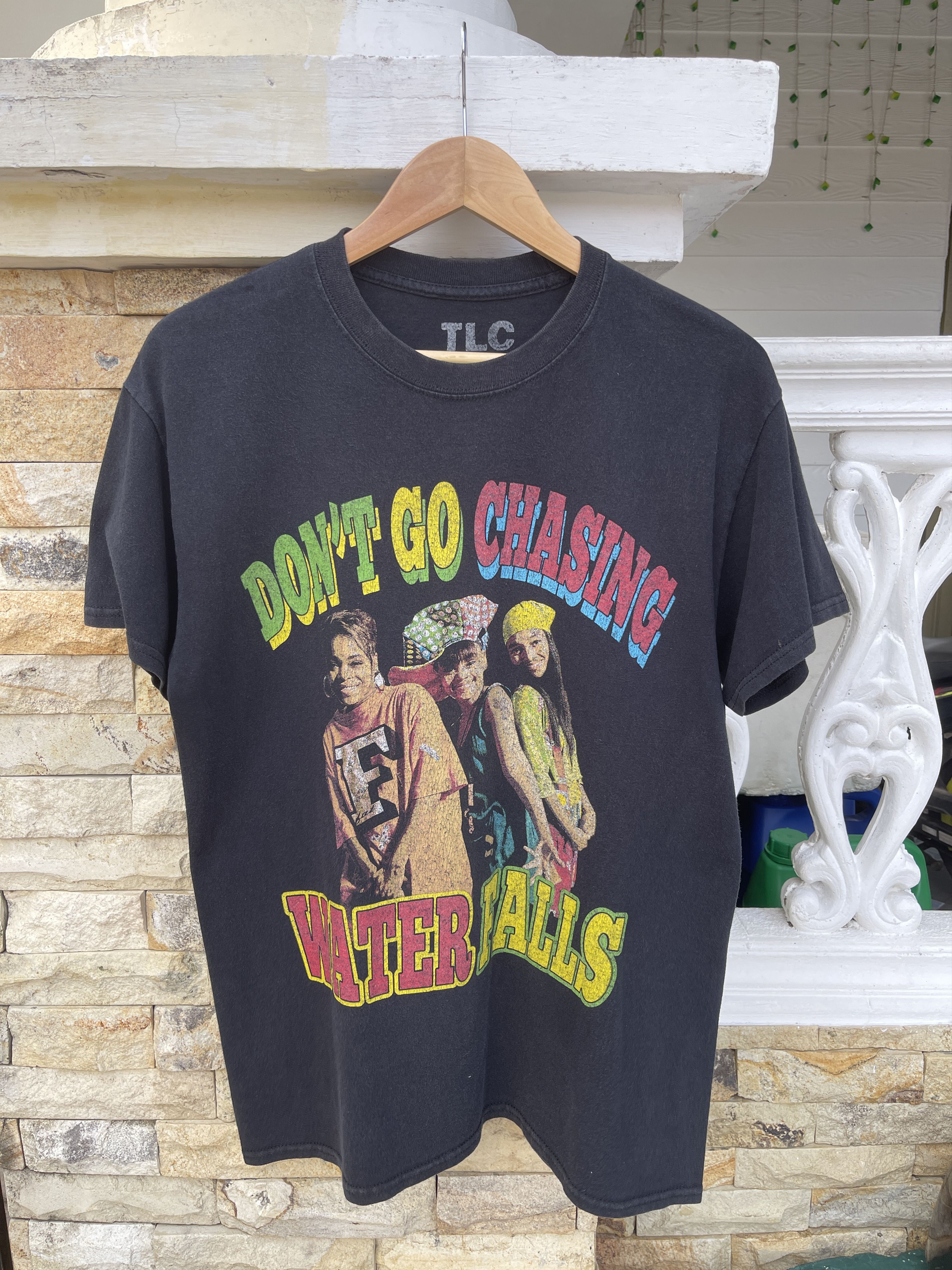 Last Drop🔥Rare🔥Vintage TLC Group Rap Tee T-Shirt