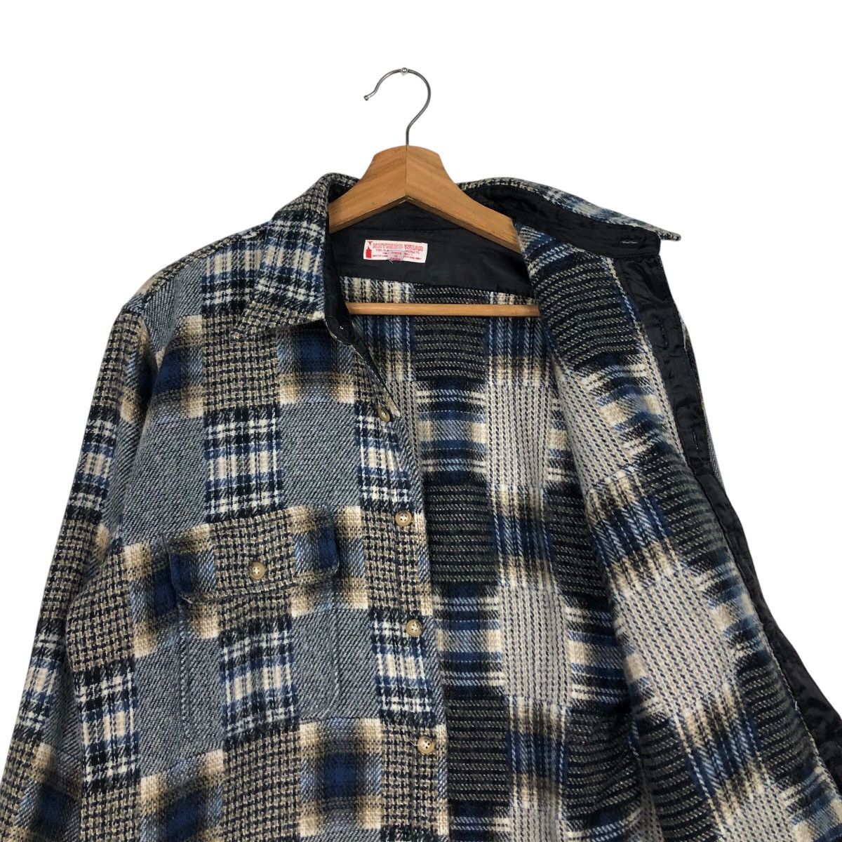 Japanese Brand 📌Vintage Shirt Jacket Tartan Design Neyries Wear Checked Size US L / EU 52-54 / 3 - 13 Thumbnail