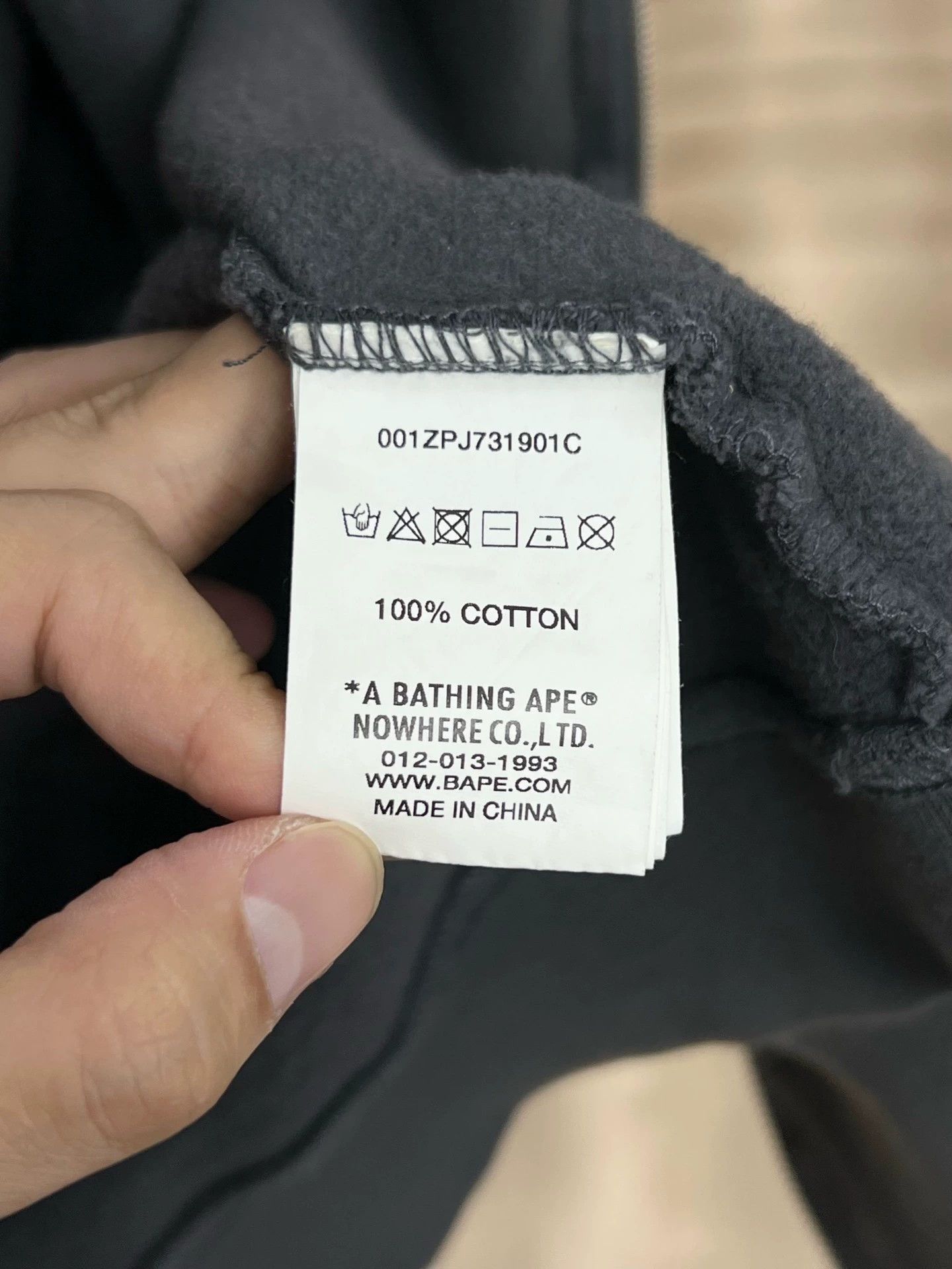 Bape bape x hs zip-up hoodie charcoal gray Size US XL / EU 56 / 4 - 7 Thumbnail
