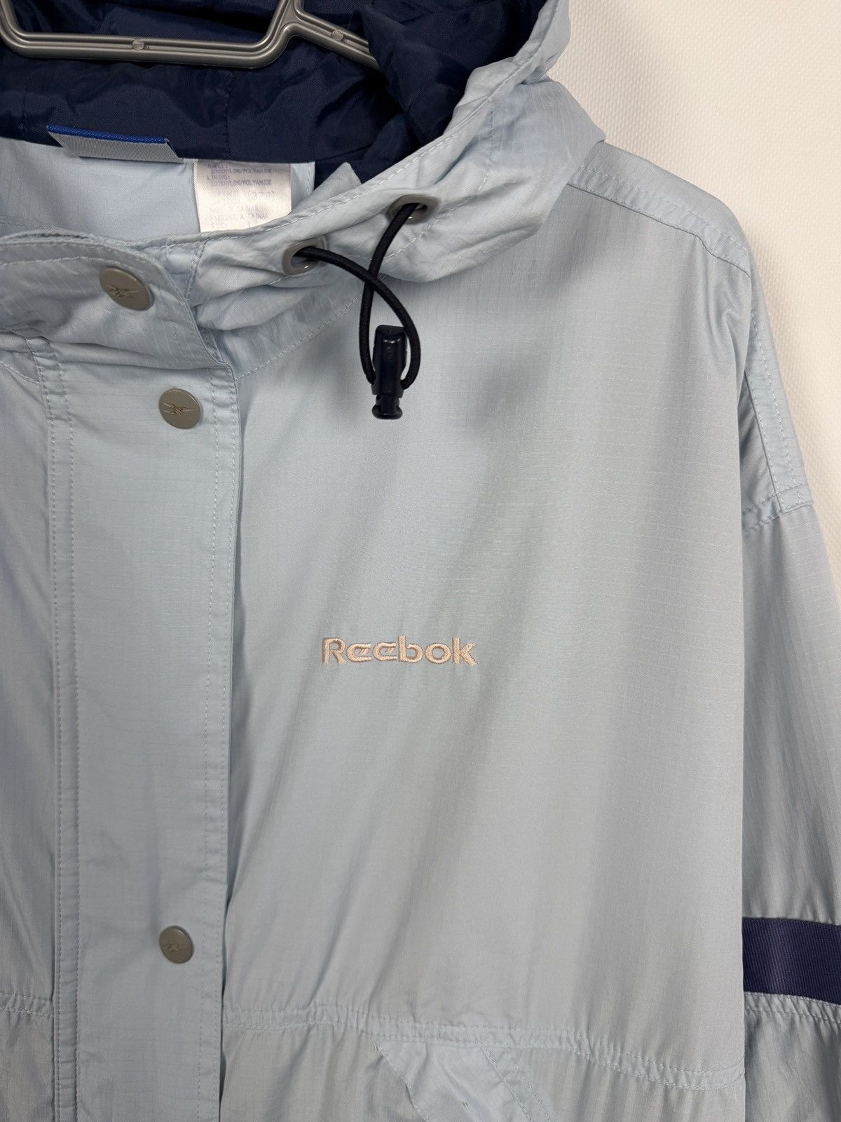 Reebok Women’s Vintage 90s Reebok Nylon Jacket Windbreaker Size L Size L / US 10 / IT 46 - 6 Thumbnail