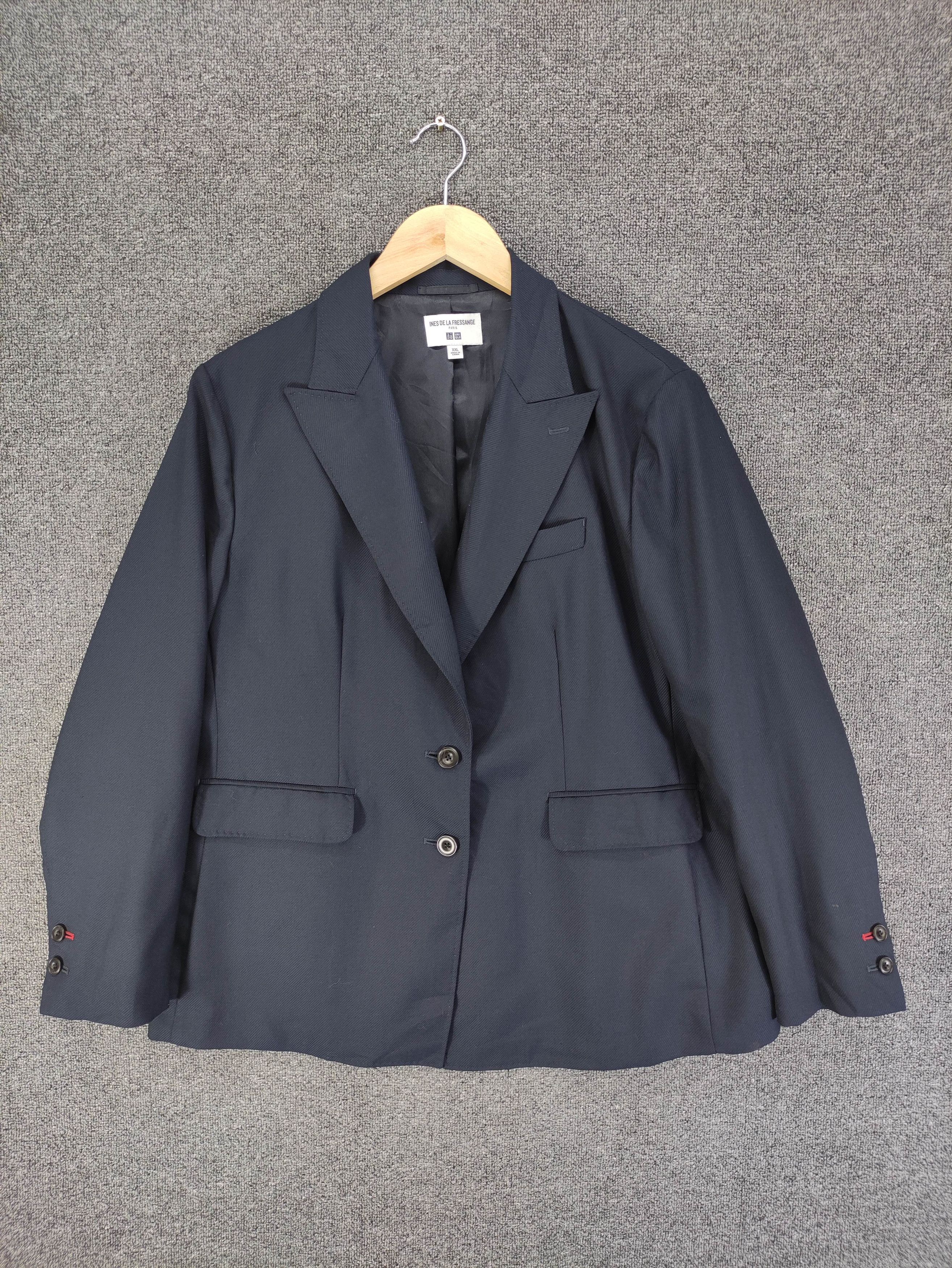Uniqlo Vintage Ines De La Fressange Suit Coat Blazer Jacket Size US S / EU 44-46 / 1 - 1 Thumbnail