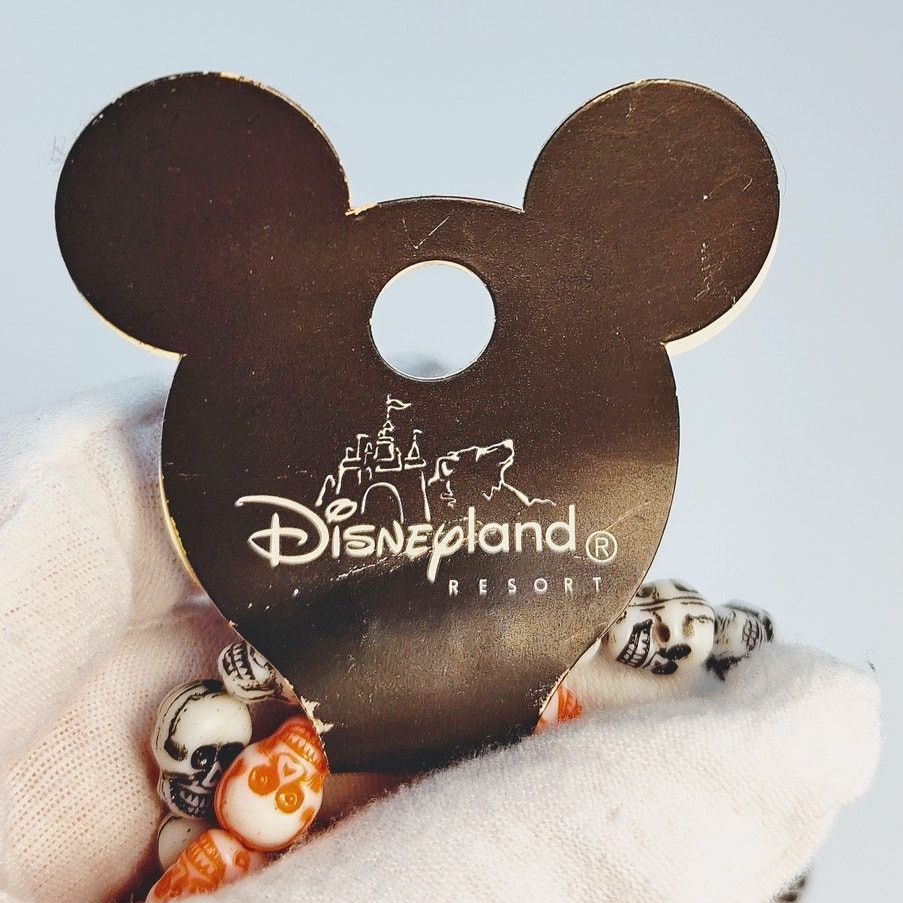Disney Disneyland Skull Beaded Necklaces Halloween NWT Size ONE SIZE - 3 Thumbnail