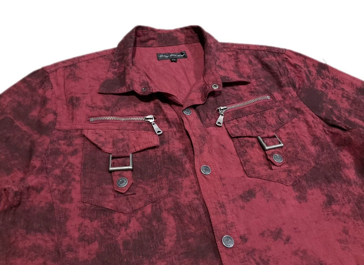 Hysteric Glamour × Japanese Brand × Le Grande Bleu (L.G.B.) 🔥Y2K Archived In The Attic Shirt Red Acid Zipper Lgb Style Size US L / EU 52-54 / 3 - 4 Thumbnail