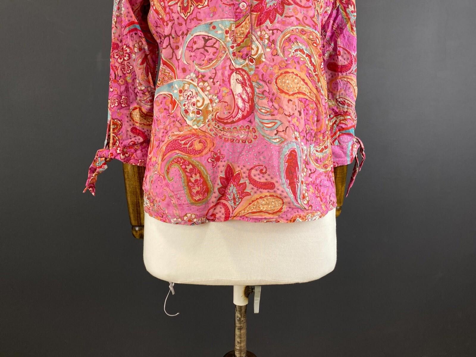 Designer Emily Van Den Bergh Multicolor Paisley Shirt Sz 36 / S Size M / US 6-8 / IT 42-44 - 3 Thumbnail