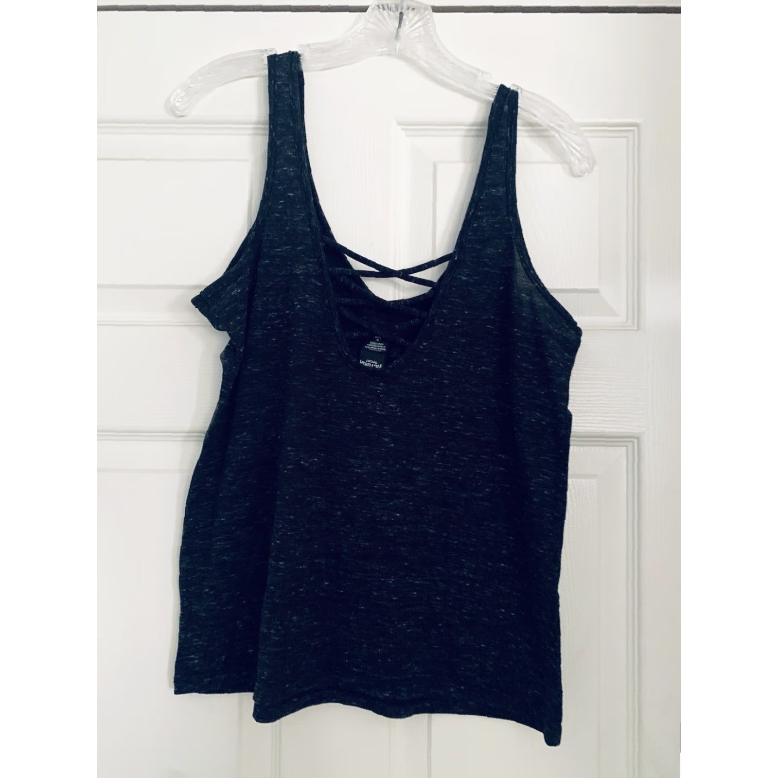 Victoria's Secret VICTORIA’S SECRET Sport Heather Dark Gray Tank Women’s Medium Workout Shirt Size ONE SIZE - 5 Thumbnail