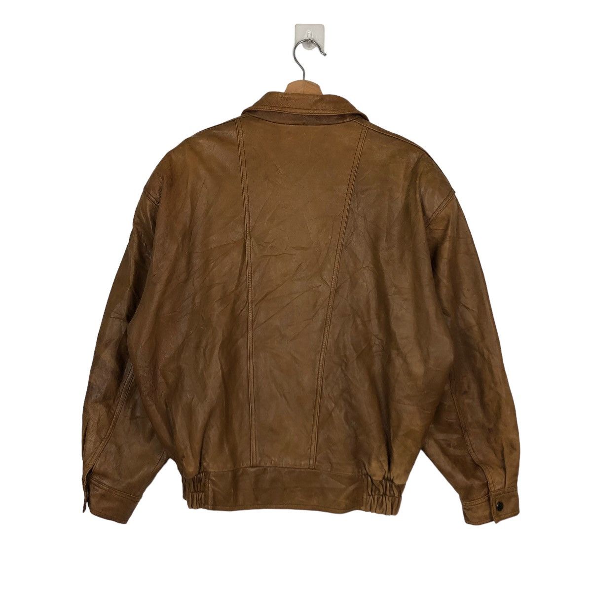 Japanese Brand VINTAGE PARACHUTE LEATHER JACKET HARAJUKU MOTHER ISSEYMIYAKE Size US M / EU 48-50 / 2 - 7 Thumbnail