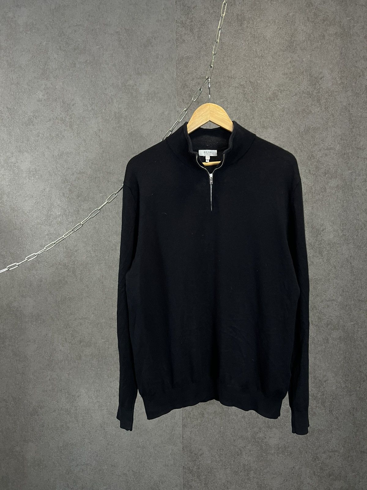 Reiss Reiss 1/3 zip merino wool designer sweater Size US XXL / EU 58 / 5 - 1 Thumbnail